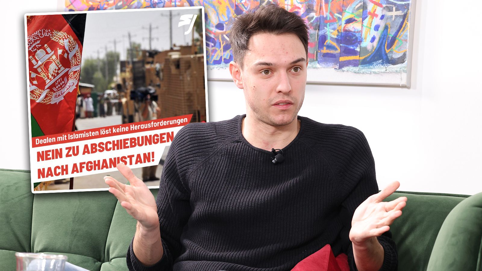 Die Sozialistische Jugend von Vorsitzendem Paul Stich will nicht nach Afghanistan abschieben.