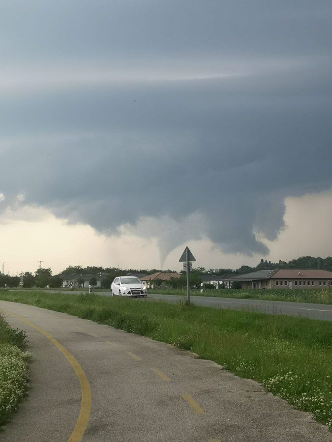 Im Südburgenland kam es am Sonntag zu einem Tornado. 