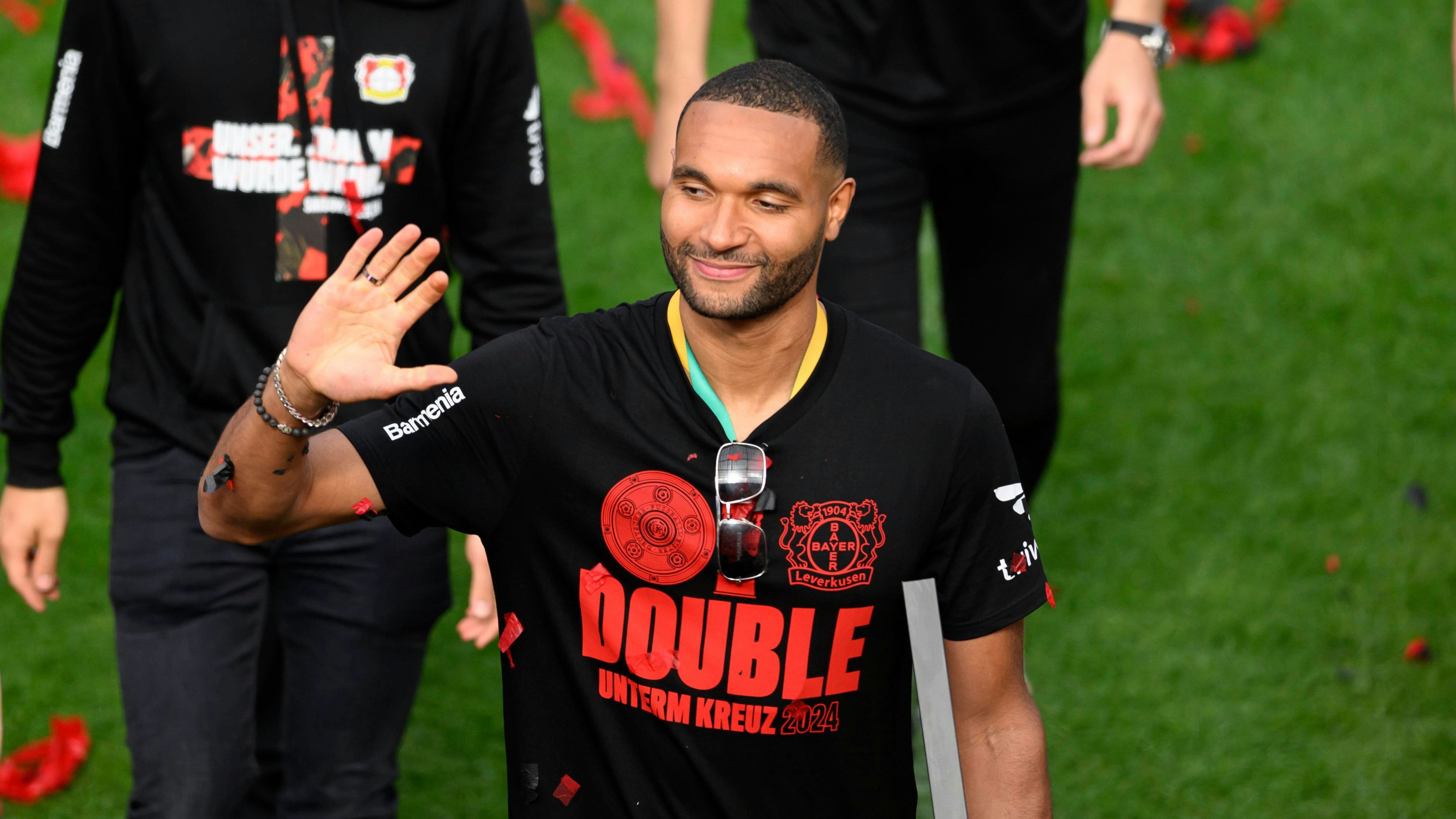 Mit Bayer Leverkusen gewann Jonathan Tah das Double.