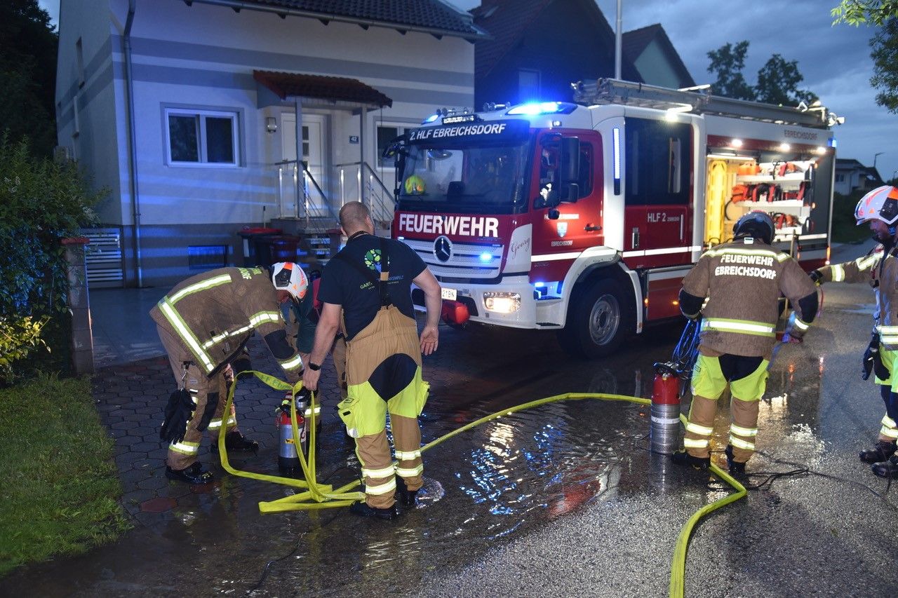 Die Feuerwehr hatte im Bezirk Baden ordentlich zu tun.