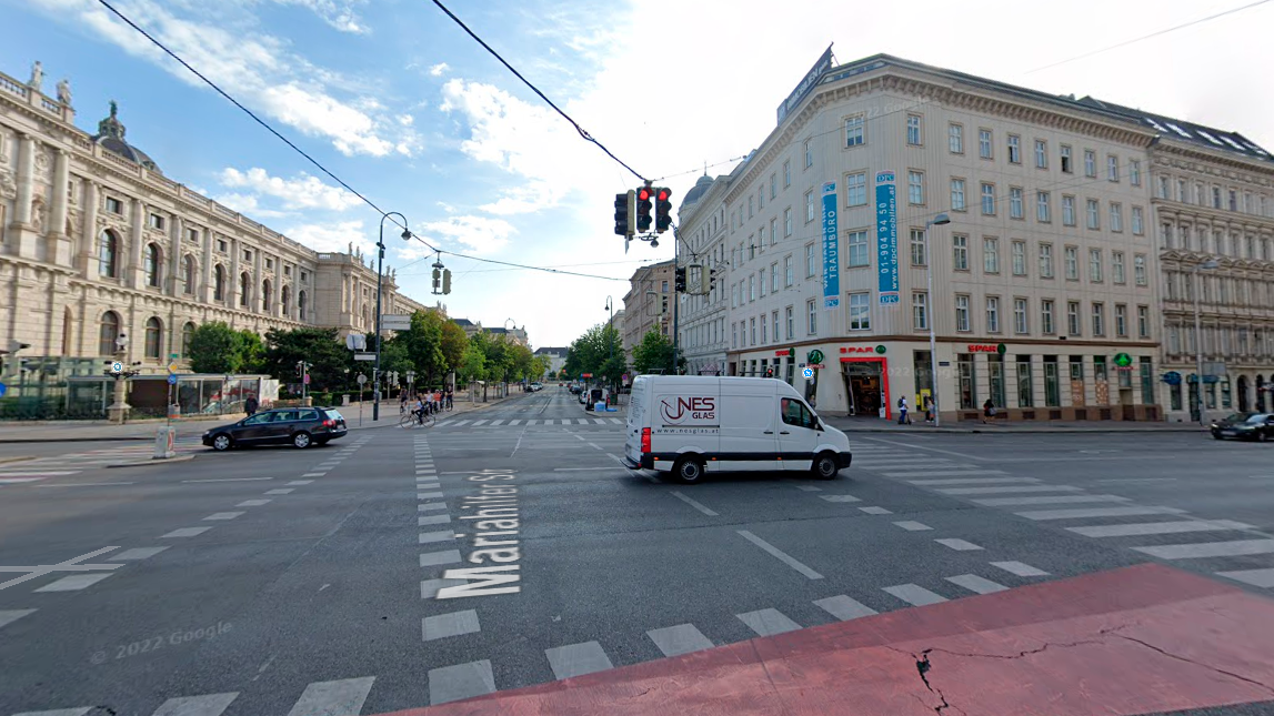 Der Vorfall ereignete sich im Bereich Babenbergerstraße/Getreidemarkt.