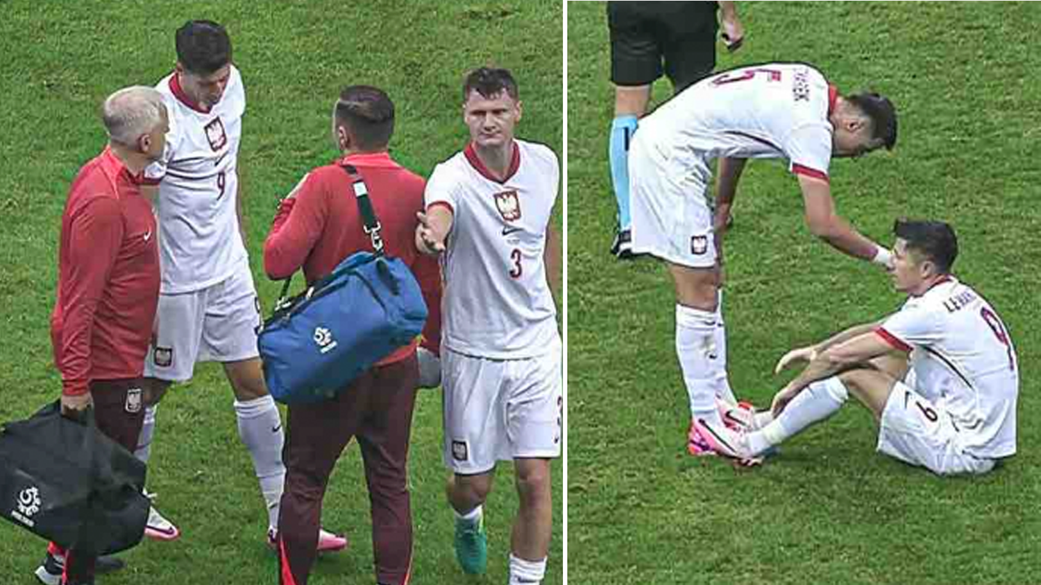 Polen muss kurz vor der EM um Star-Spieler Robert Lewandowski zittern.