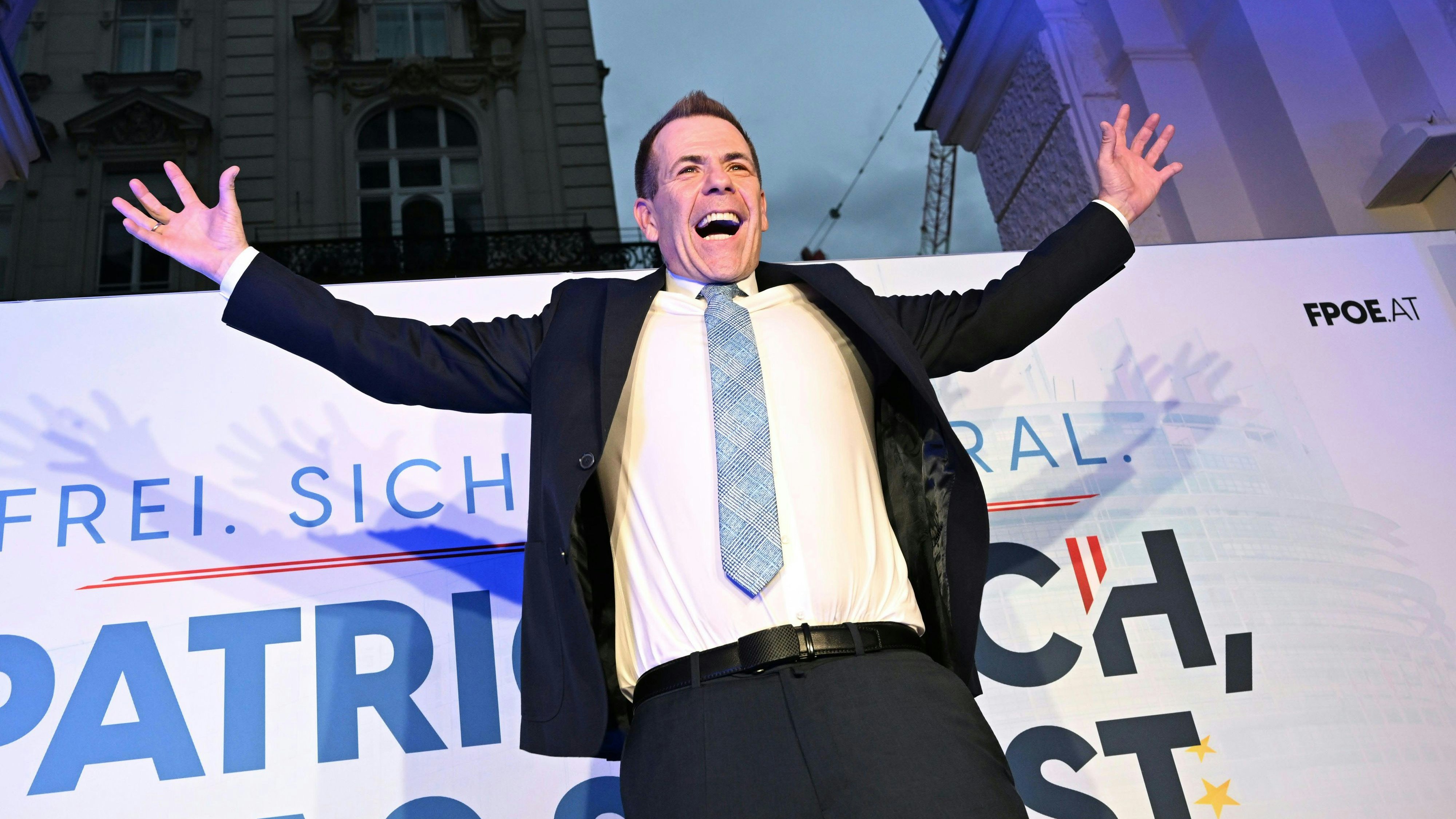 Bei der EU-Wahl konnte die FPÖ in Österreich erstmals eine bundesweite Wahl gewinnen. 