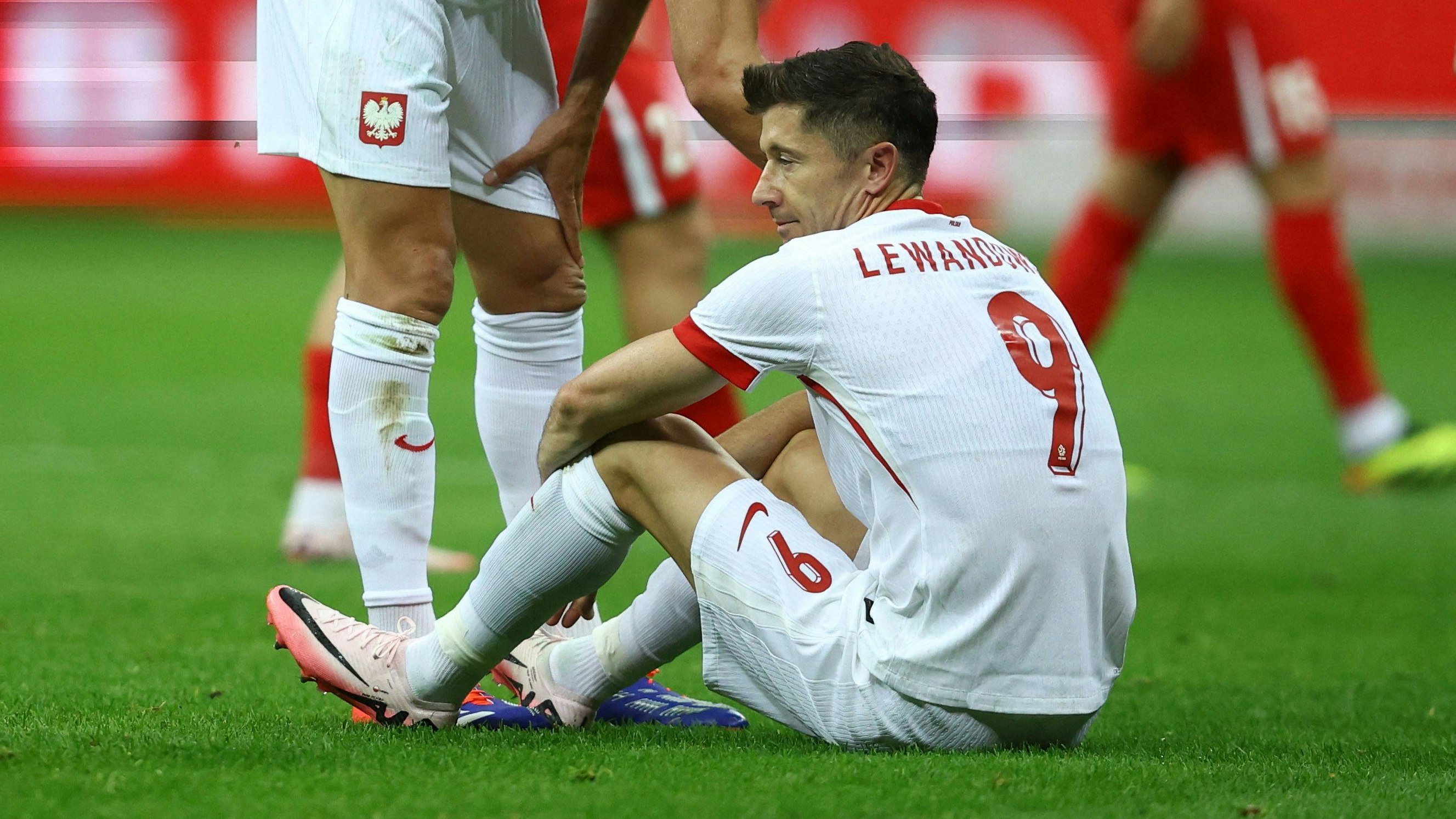 Polens Star-Stürmer Robert Lewandowski. 