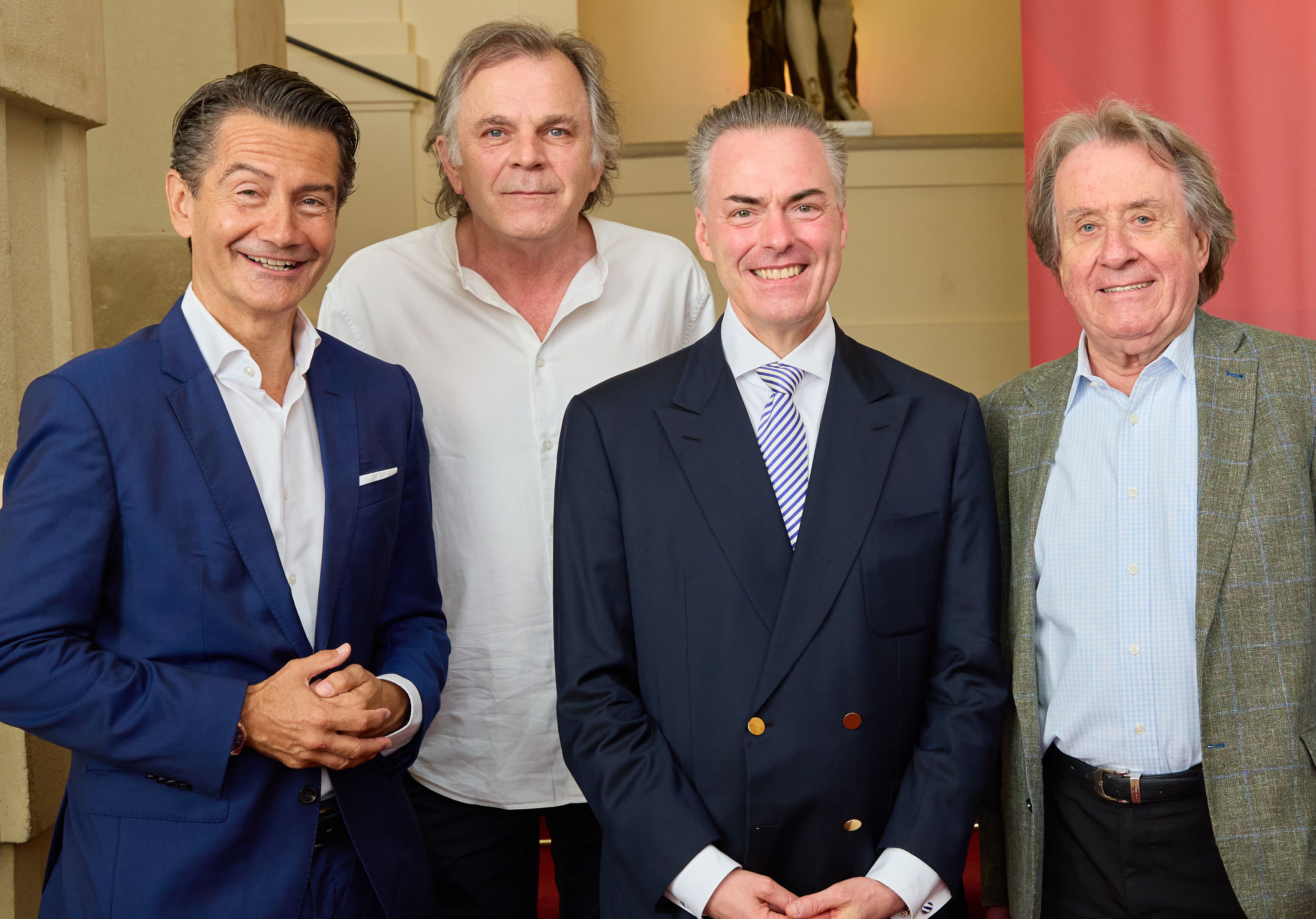 Roland WEIßMANN, Markus HINTERHÄUSER, Daniel FROSCHAUER und Rudolf BUCHBINDER bei Präsentation des ORF Kultursommer 2024 im Theater Museum Wien 