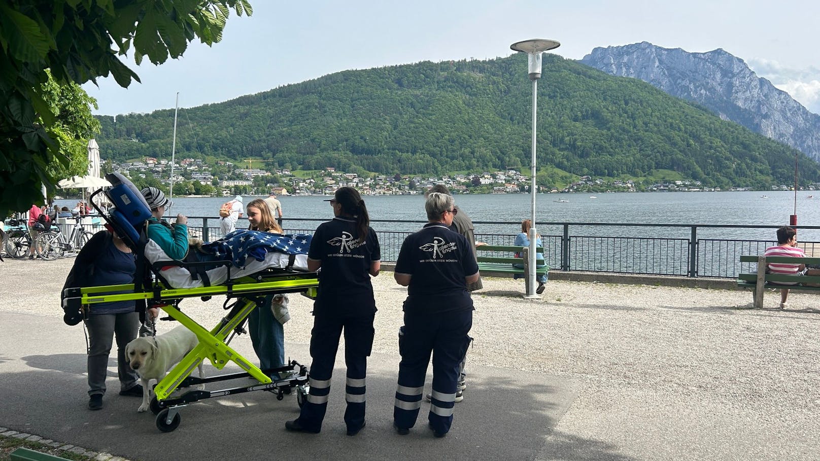 Der wunderschöne Tag endete auf der Esplanade.