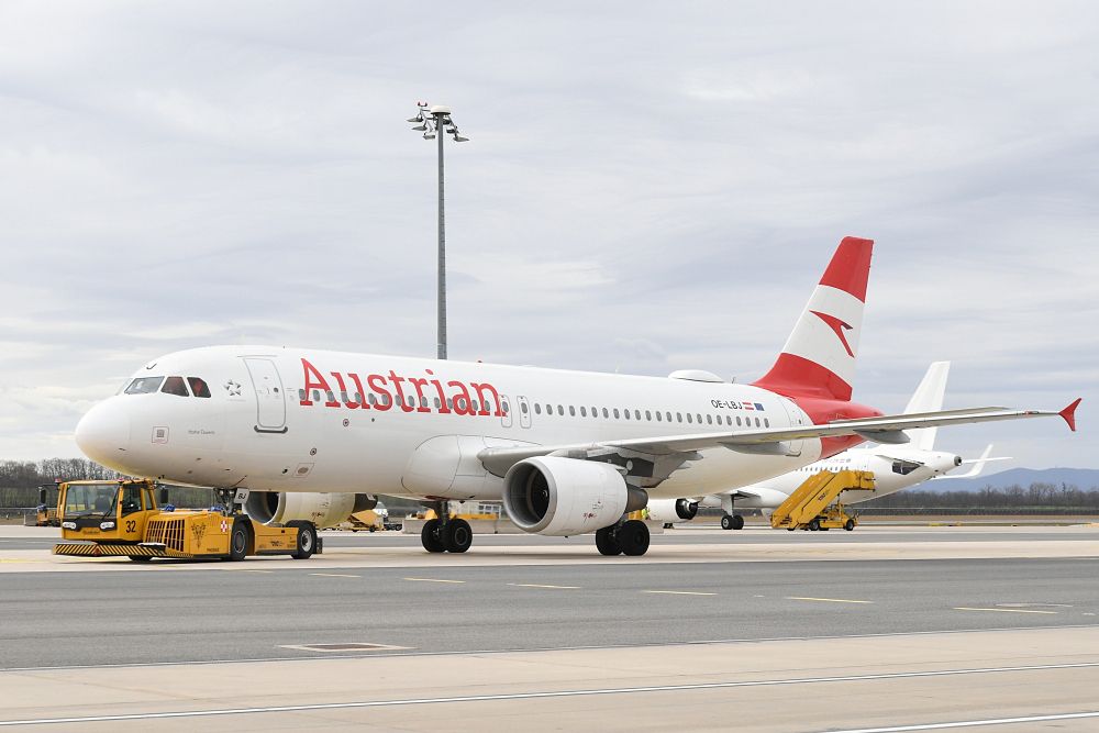 Der in den Vorfall involvierte Airbus A320 OE-LBJ.