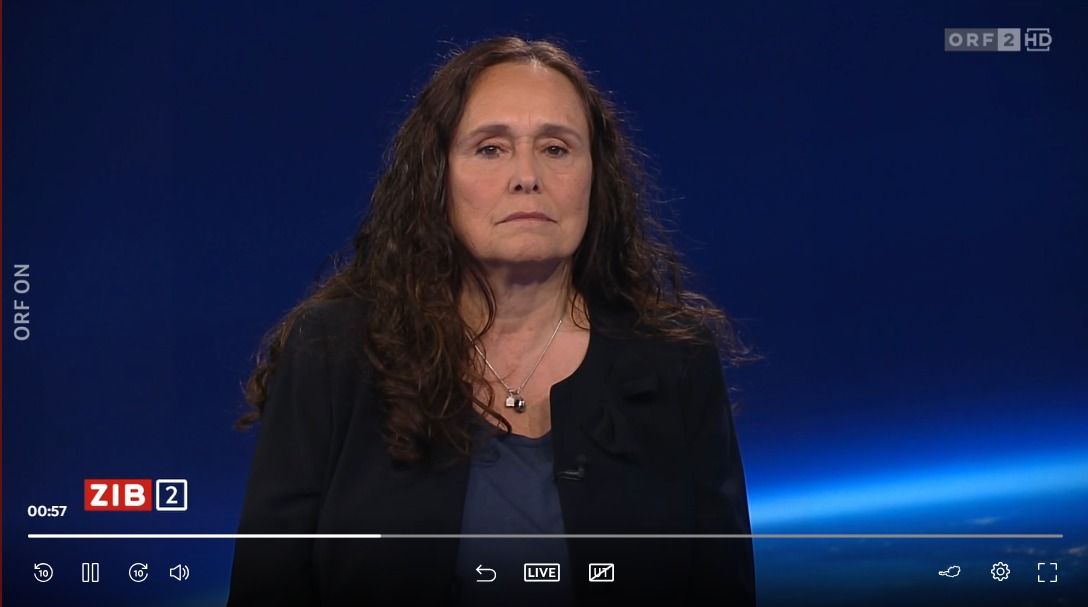 Die langjährige Geschäftsführerin der Wiener Frauenhäuser, Andrea Brem, in der ORF-