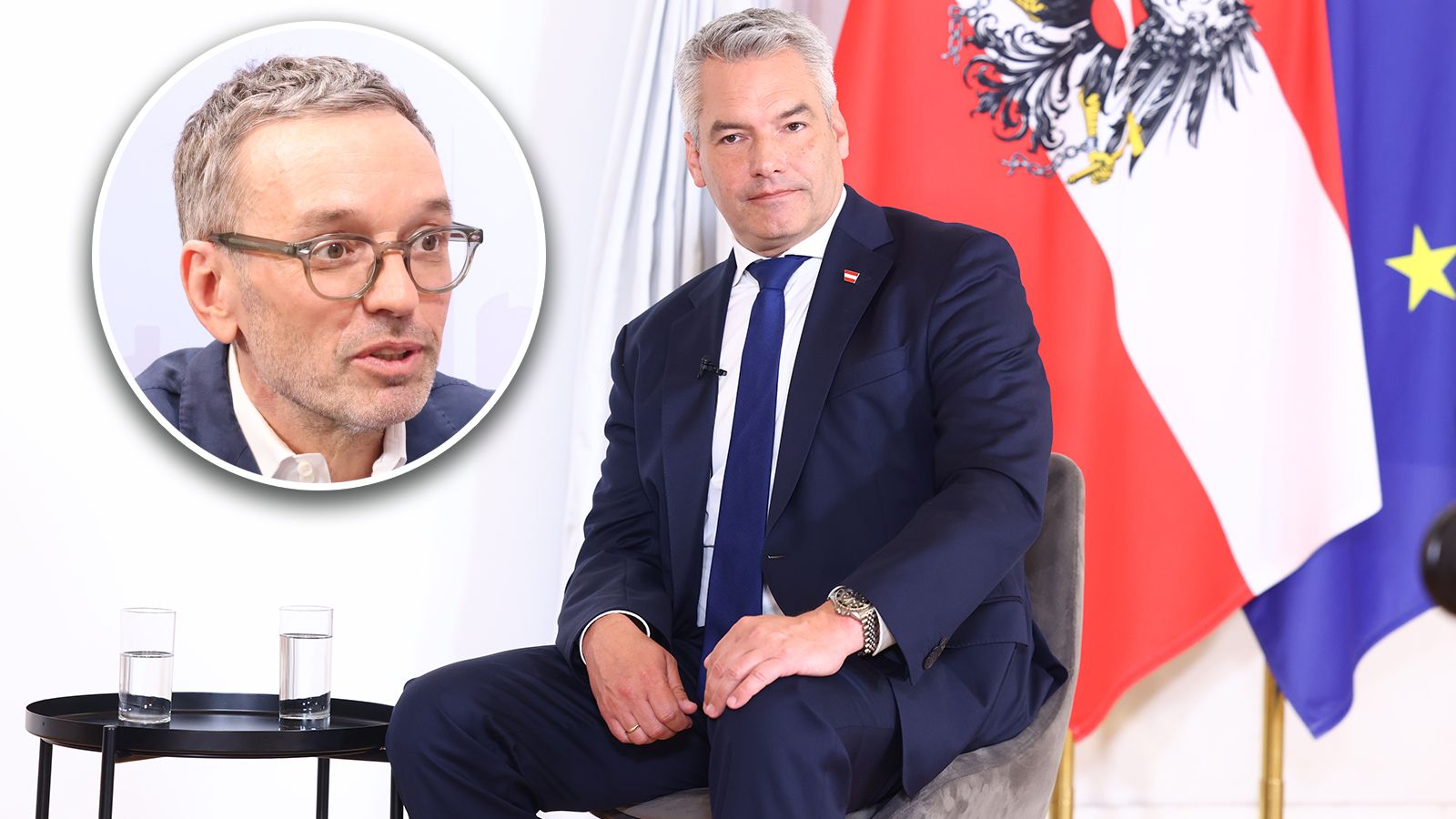 Bundeskanzler Nehammer vor Infight mit Kickl: 