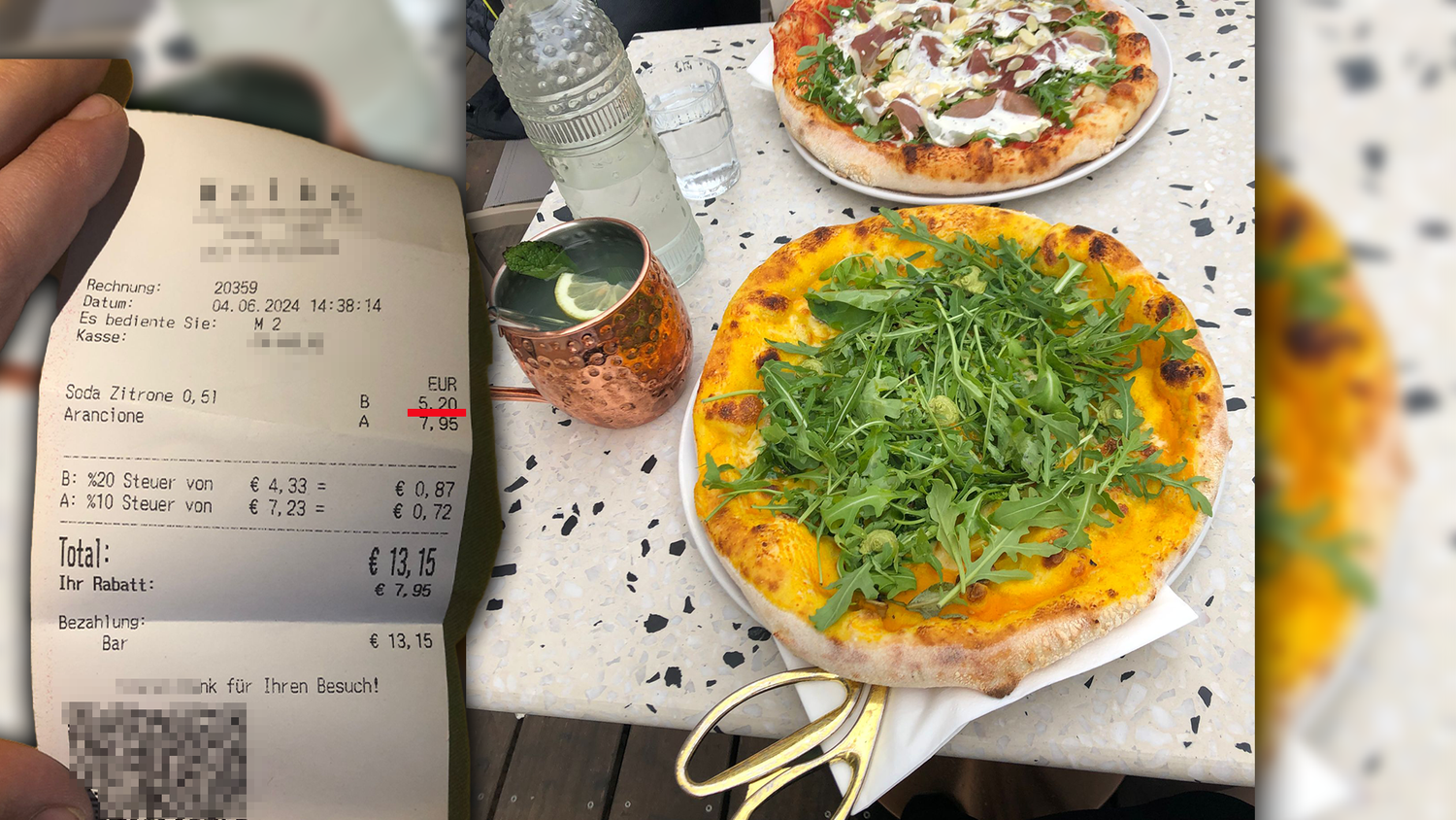 Trotz Gutscheine musste eine Wienerin für ihr Mittagessen unlängst mehr ausgeben als gedacht.