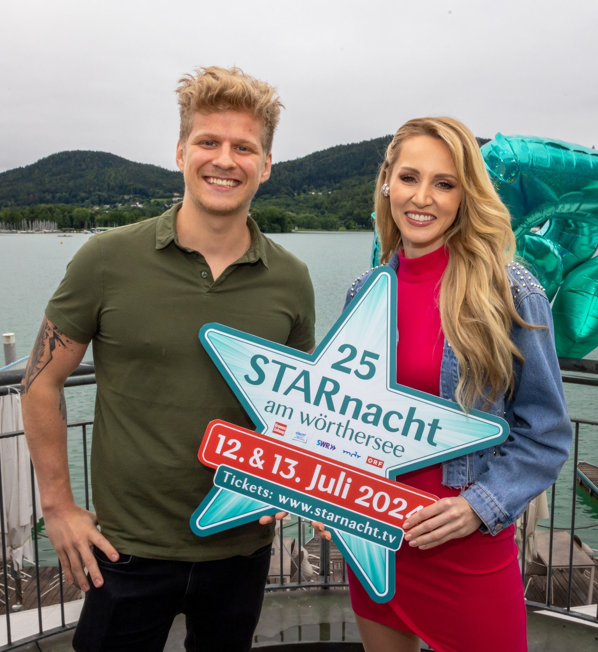 Melissa Naschenweng und Thorsteinn Einarsson freuen sich auf ein spektakuläres Wochenende