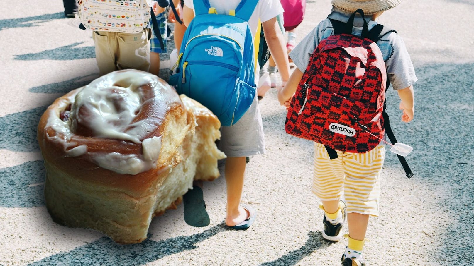 Unheimlicher Wiener verteilt Süßes an Schulkinder