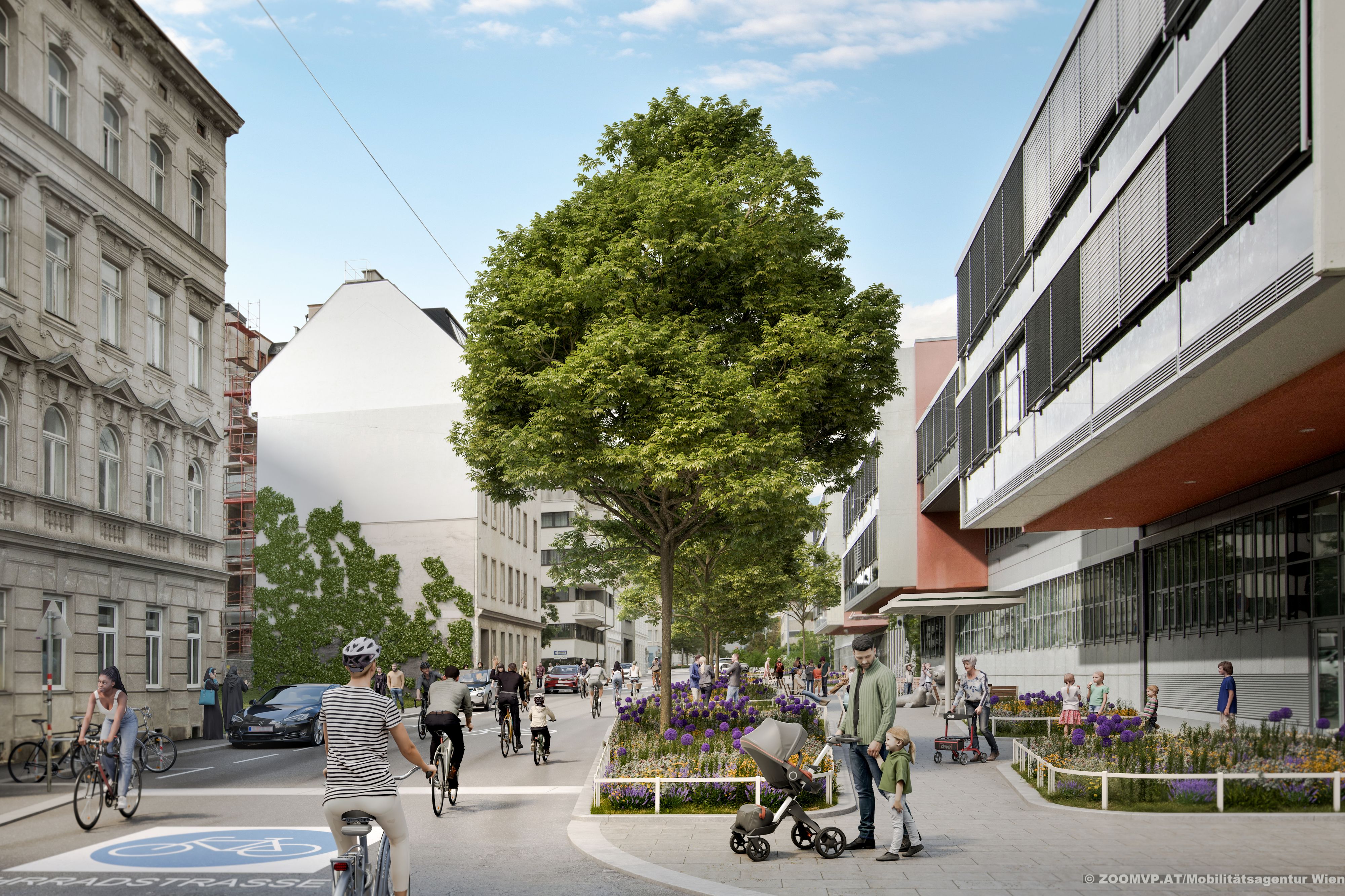 Die SPÖ sowie die Grünen befürworten das Projekt in der Seeböckgasse, stoßen aber auf heftigen Widerstand.