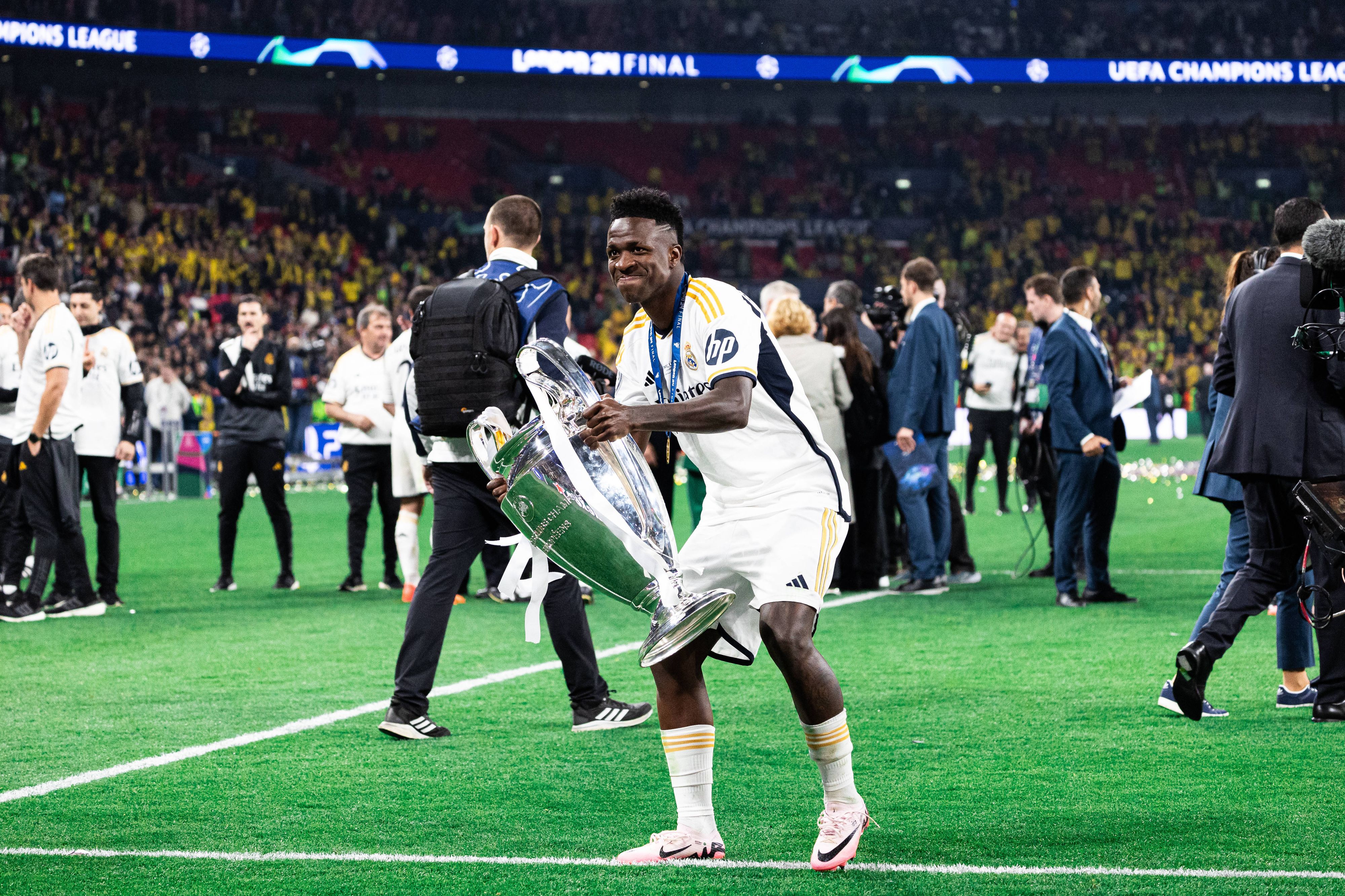 Vinicius Junior nach dem Triumph von Real Madrid in der Königsklasse.