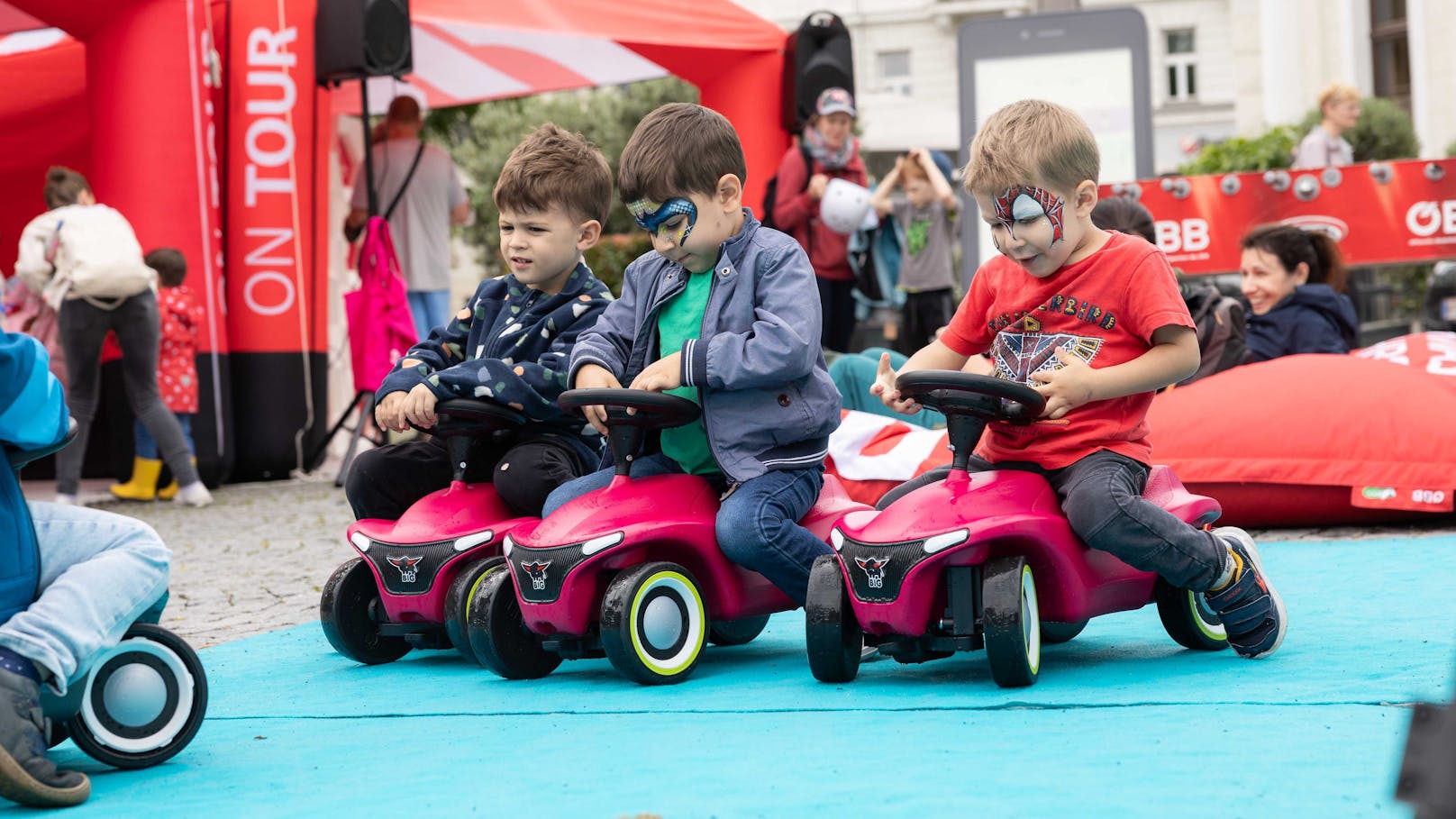 Auf die Kids wartet in Baden heiße Rennaction.