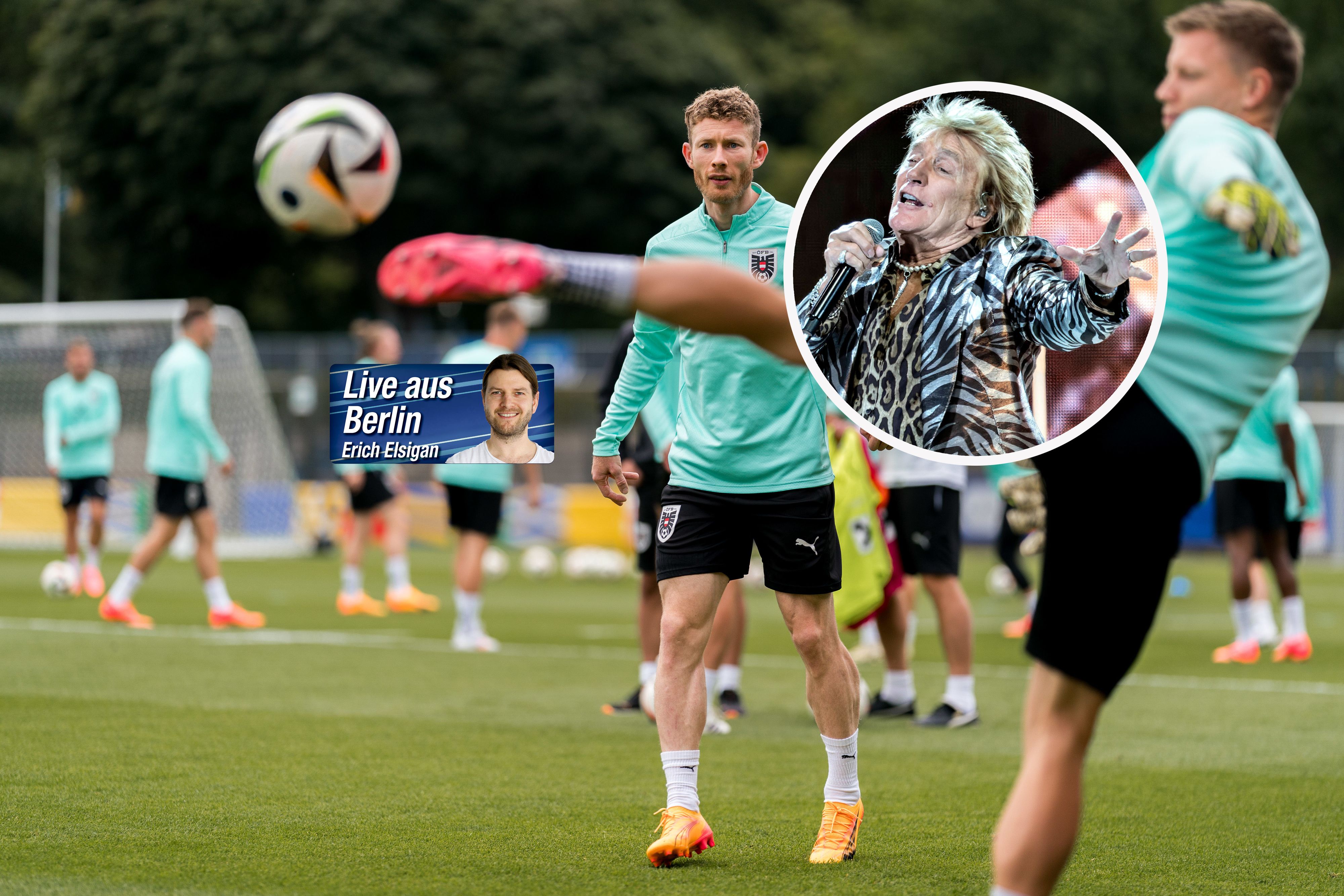 Laut Kainz kann nicht jeder Spieler etwas mit Rod Stewart anfangen.