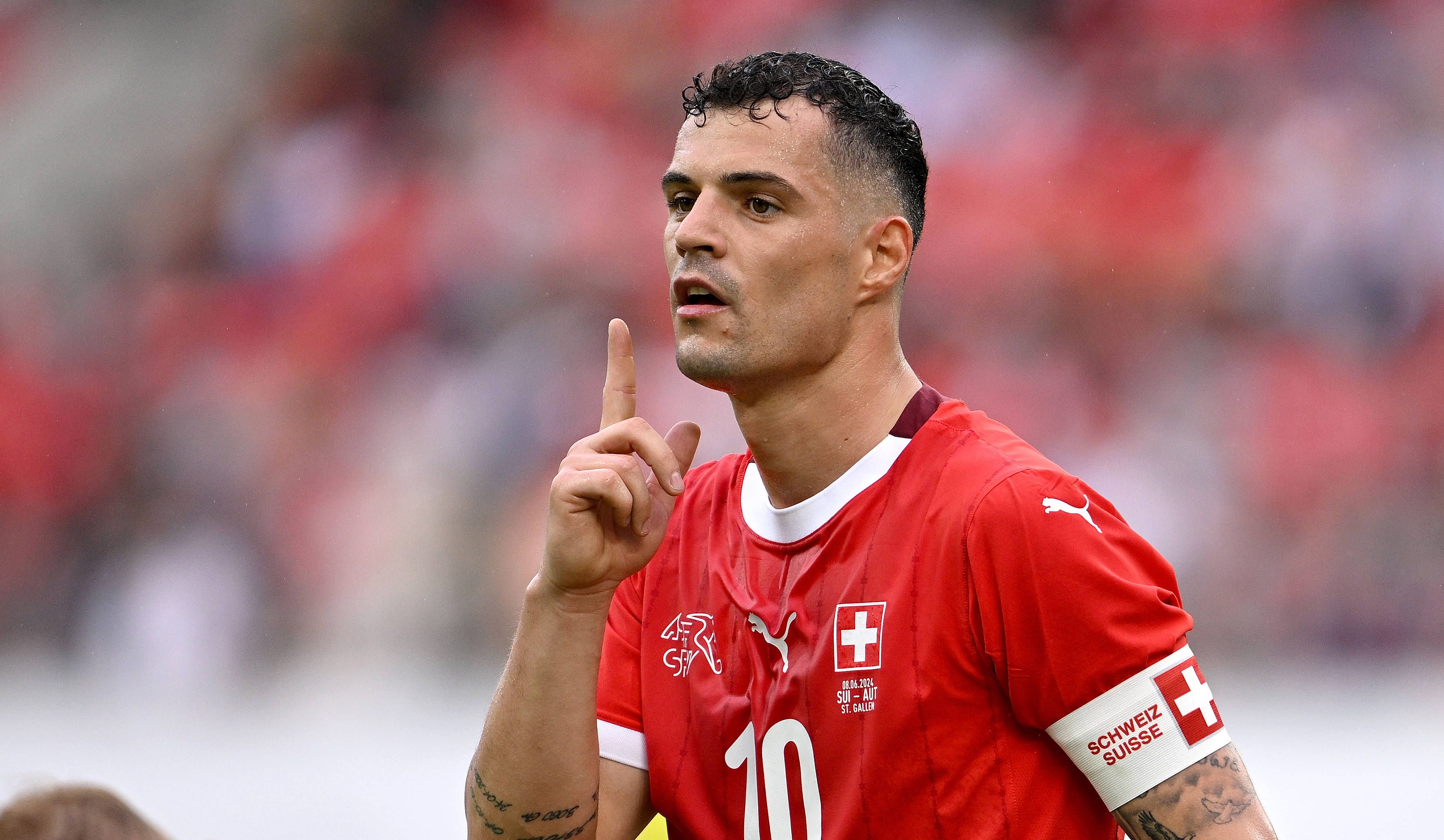 Schweiz-Kapitän Granit Xhaka: Pause nach Impf-Ärger