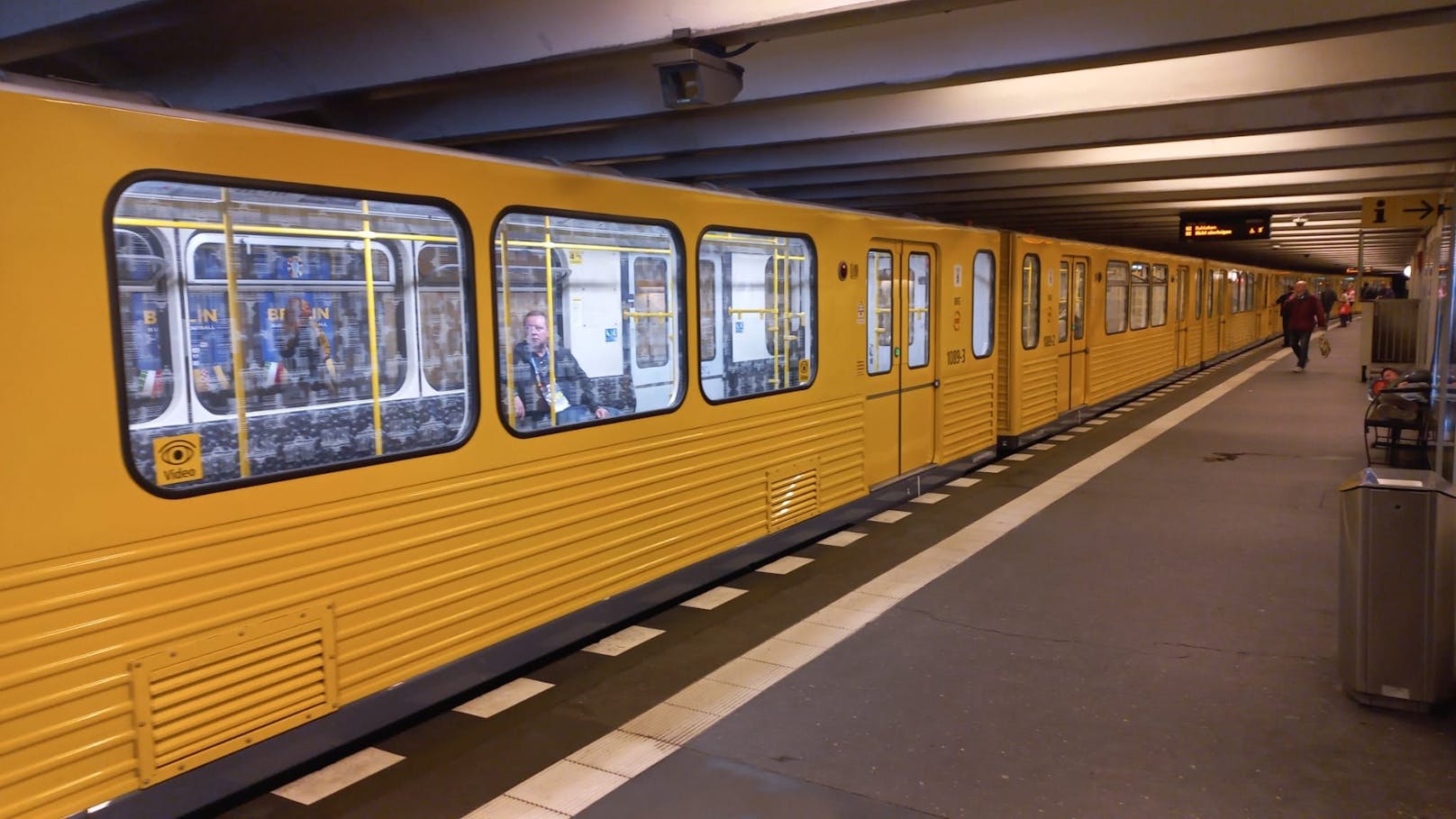 155,4 Kilometer deckt die U-Bahn in Berlin ab.