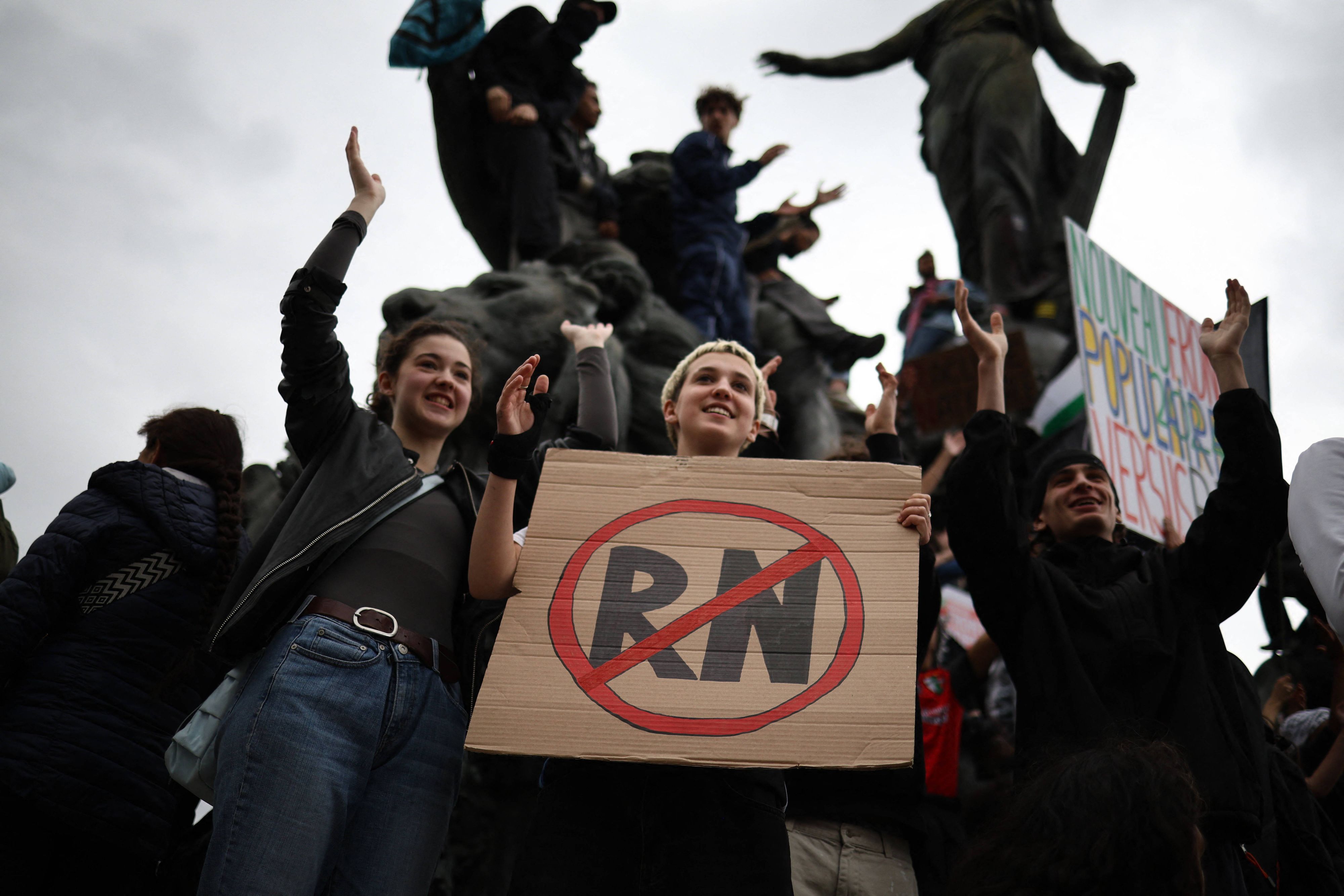 Am Samstag sollen laut Veranstalter in Frankreich Hunderttausende auf die Straßen gegangen sein.