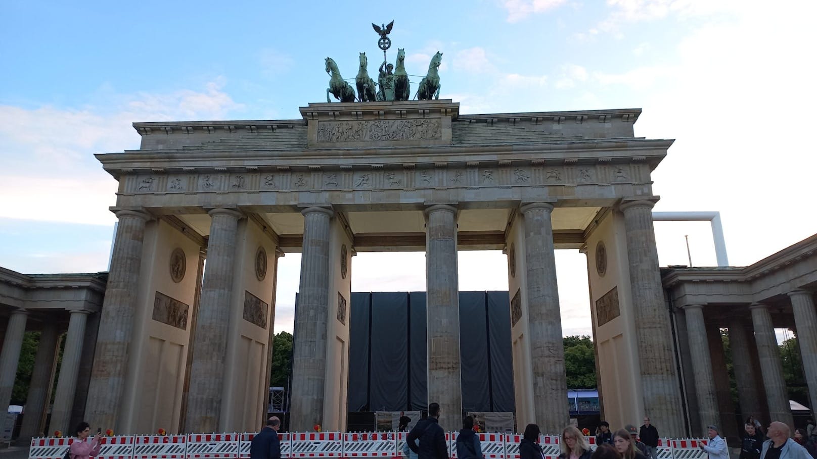 Das Brandenburger Tor von der "Rückseite"