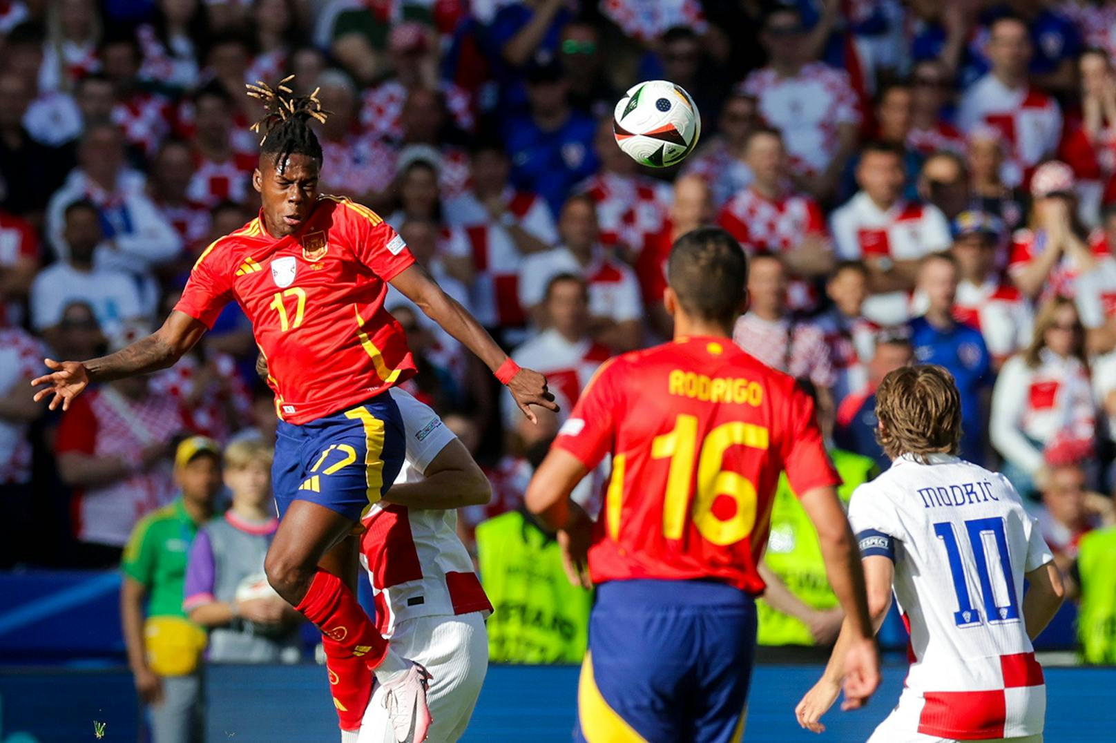 Fußball-EM: Spanien gegen Kroatien