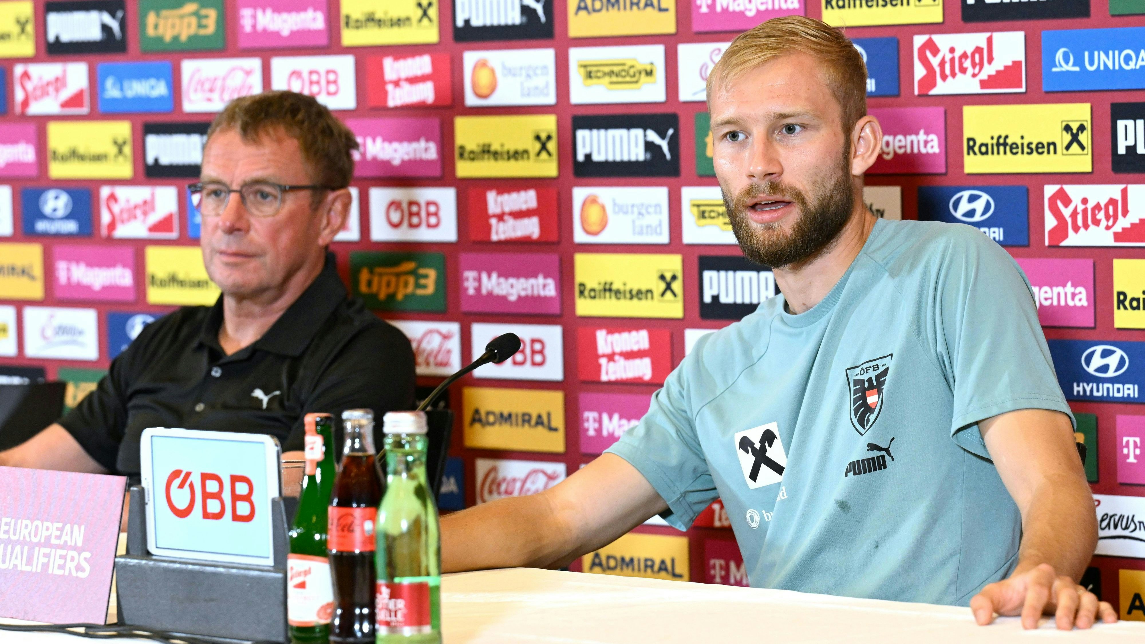 Konrad Laimer meint zu den Bayern-Verhandlungen von Ralf Rangnick: "Eine Win-Win-Situation". 