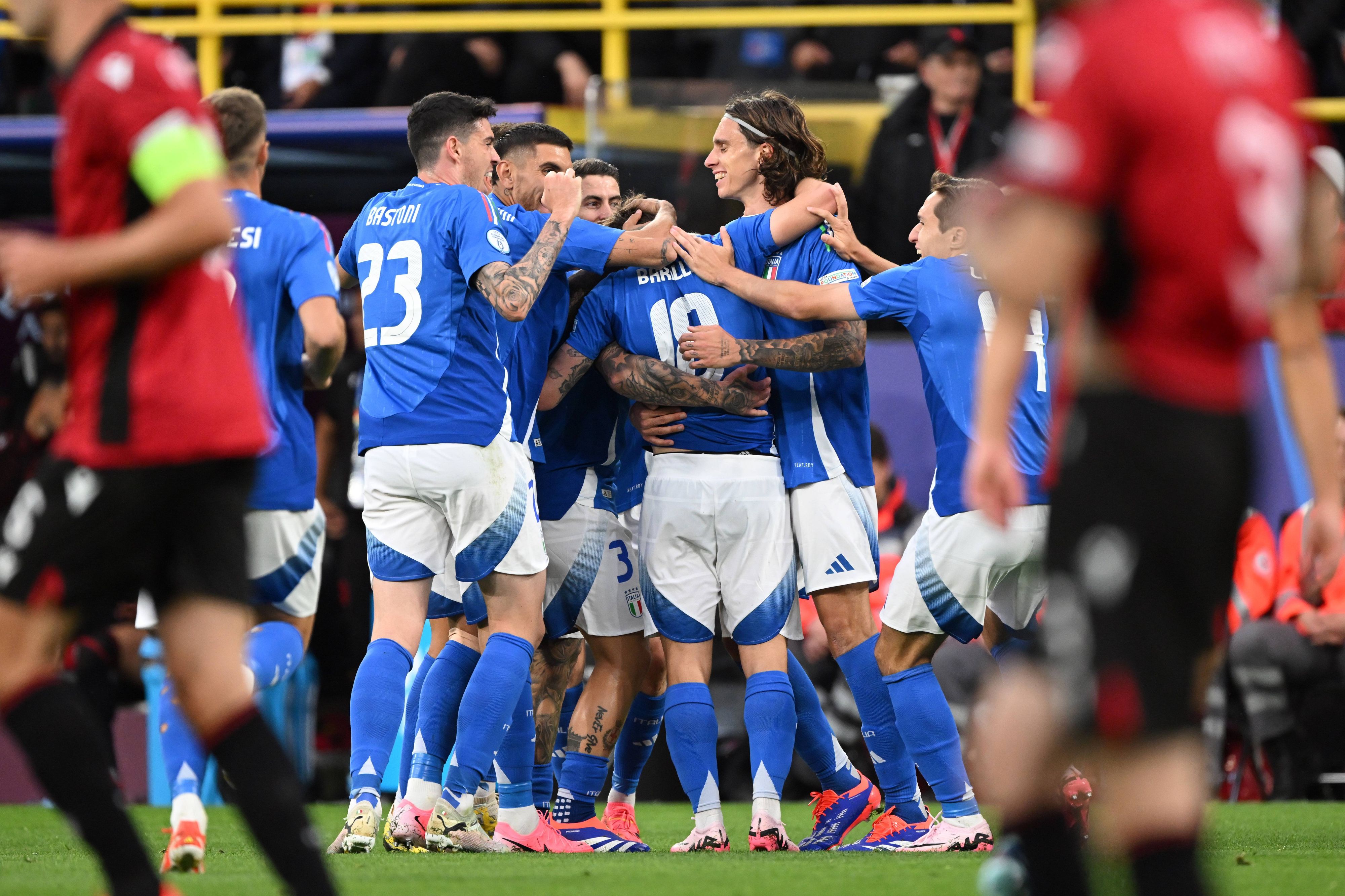 Italien jubelt gegen Albanien