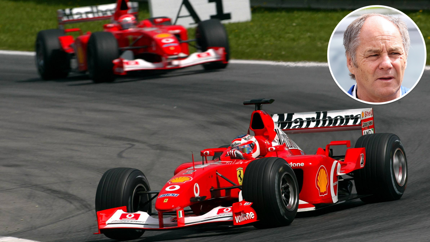 Gerhard Berger wird bei der 