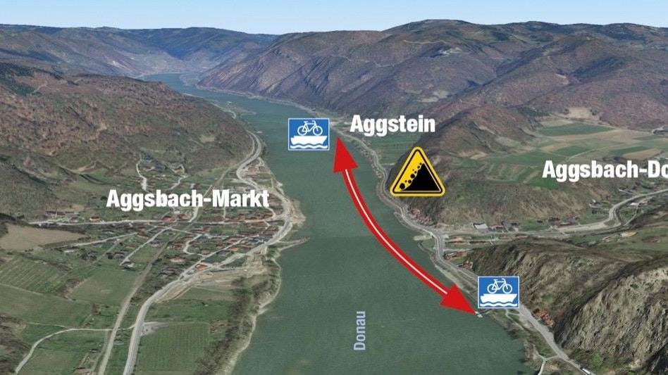 Hier verkehrt die Fähre.