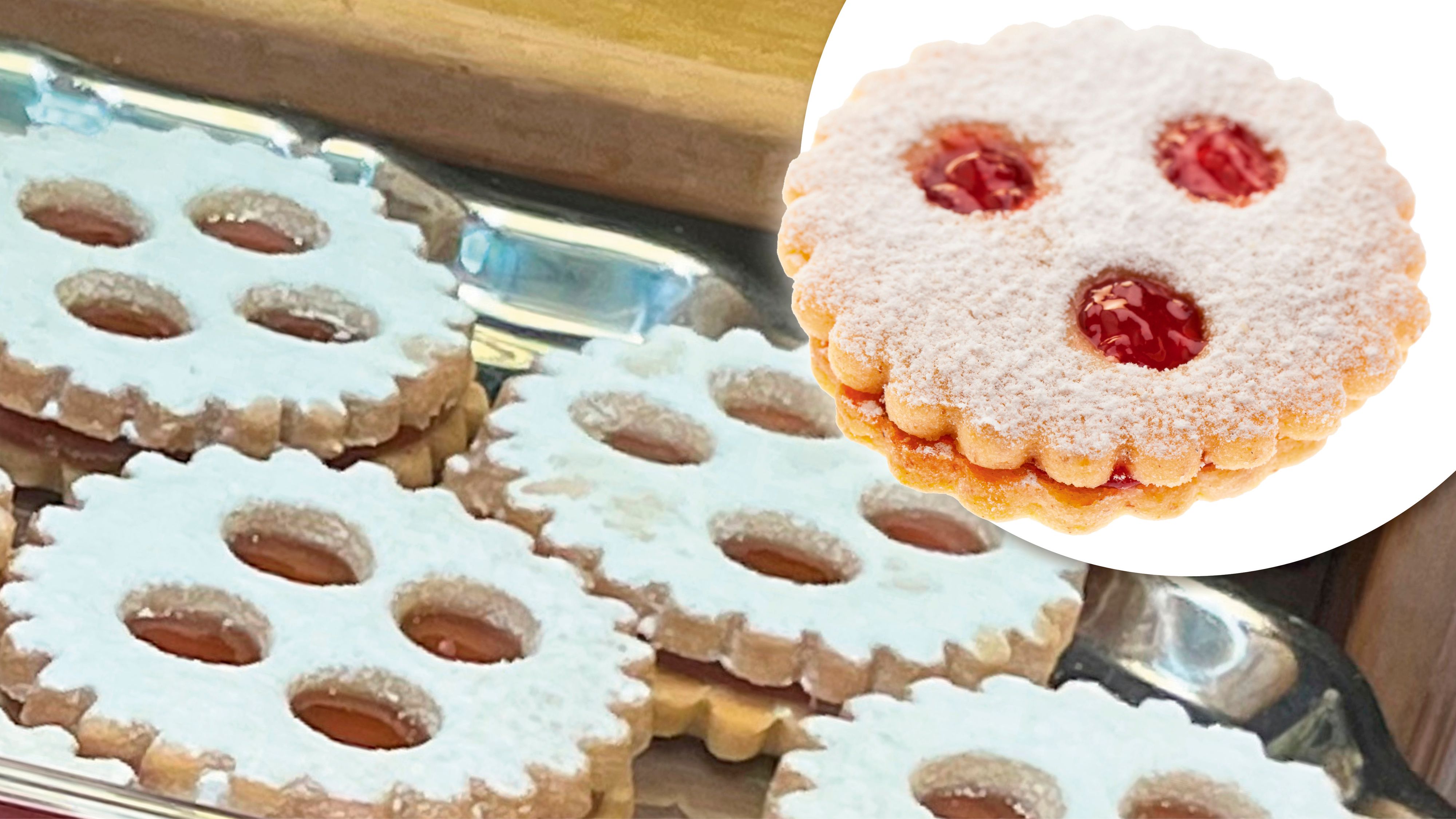 Normalerweise haben Linzer Augen höchstens drei Löcher. In einer Konditorei in der Landeshauptstadt sieht die Mehlspeise aber anders aus.