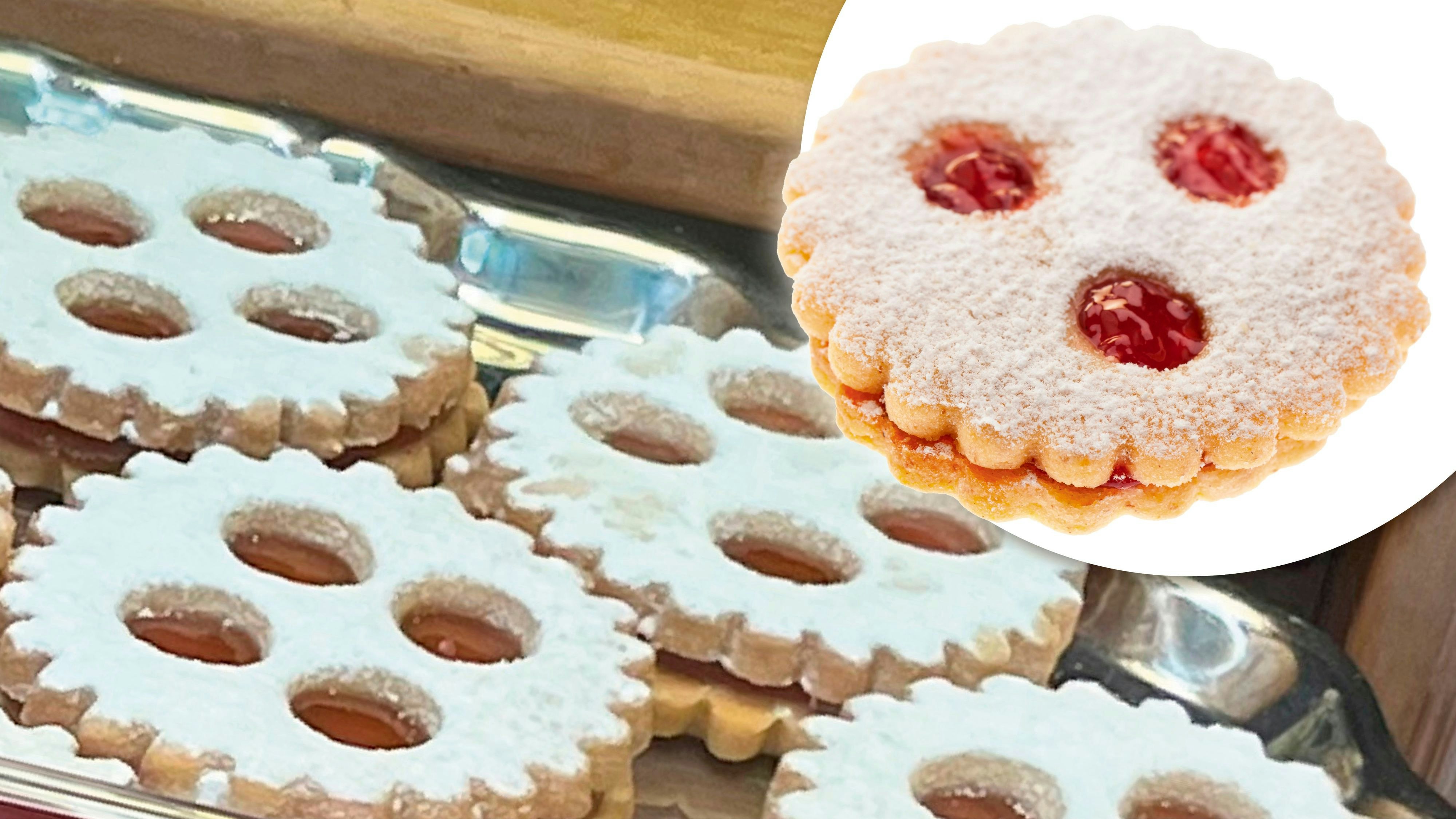 Normalerweise haben Linzer Augen höchstens drei Löcher. In einer Konditorei in der Landeshauptstadt sieht die Mehlspeise aber anders aus.