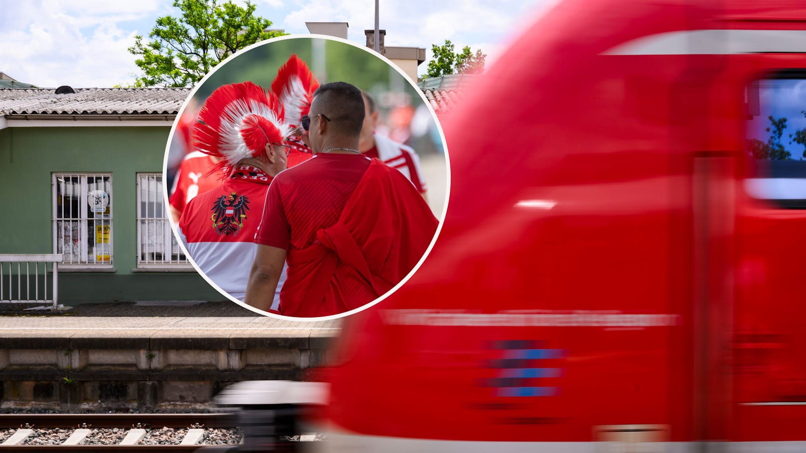 ÖFB-Fans stranden am Weg zum Frankreich-Hit mit Zug