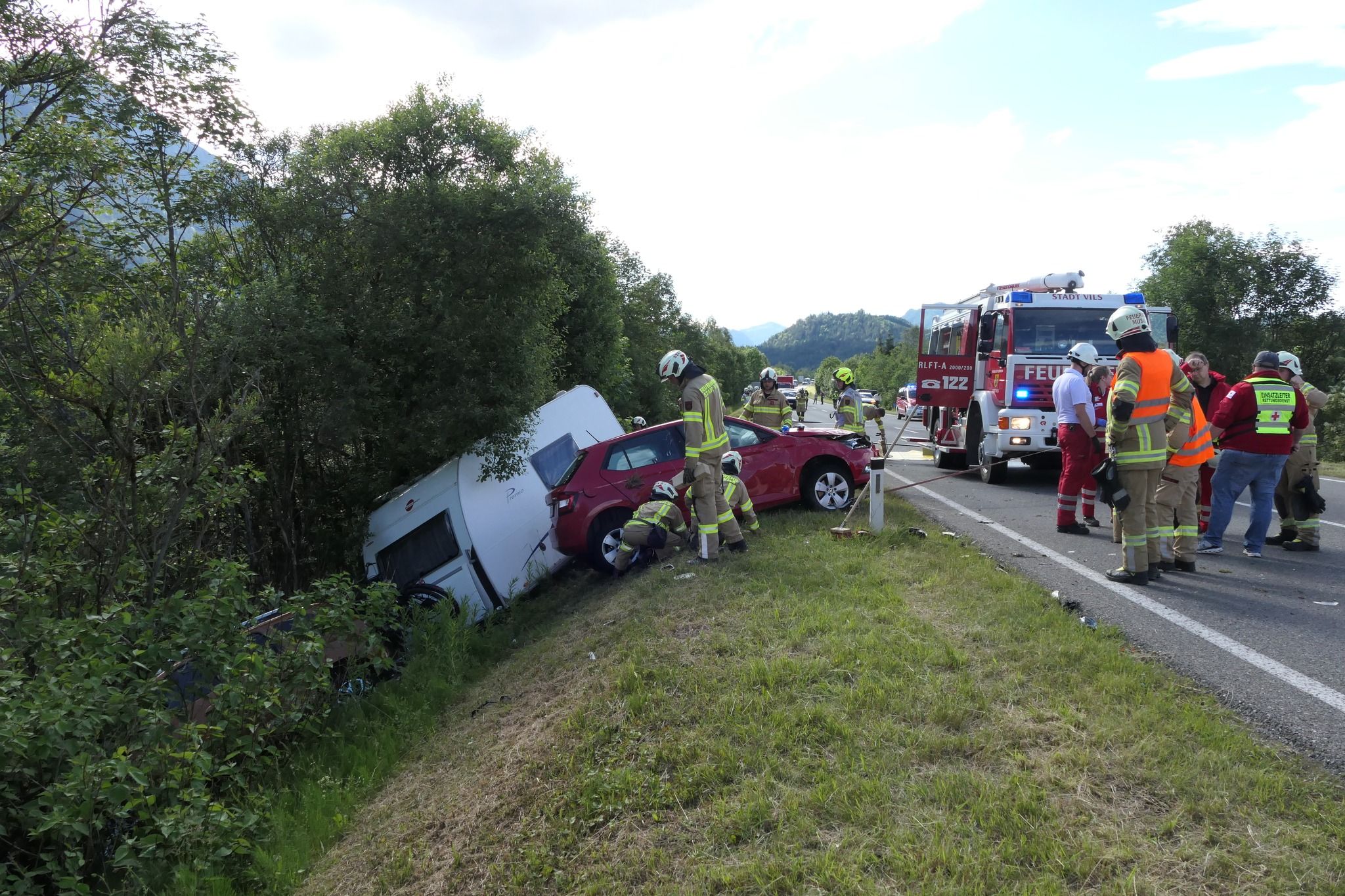 Die Einsatzkräfte waren rasch vor Ort.