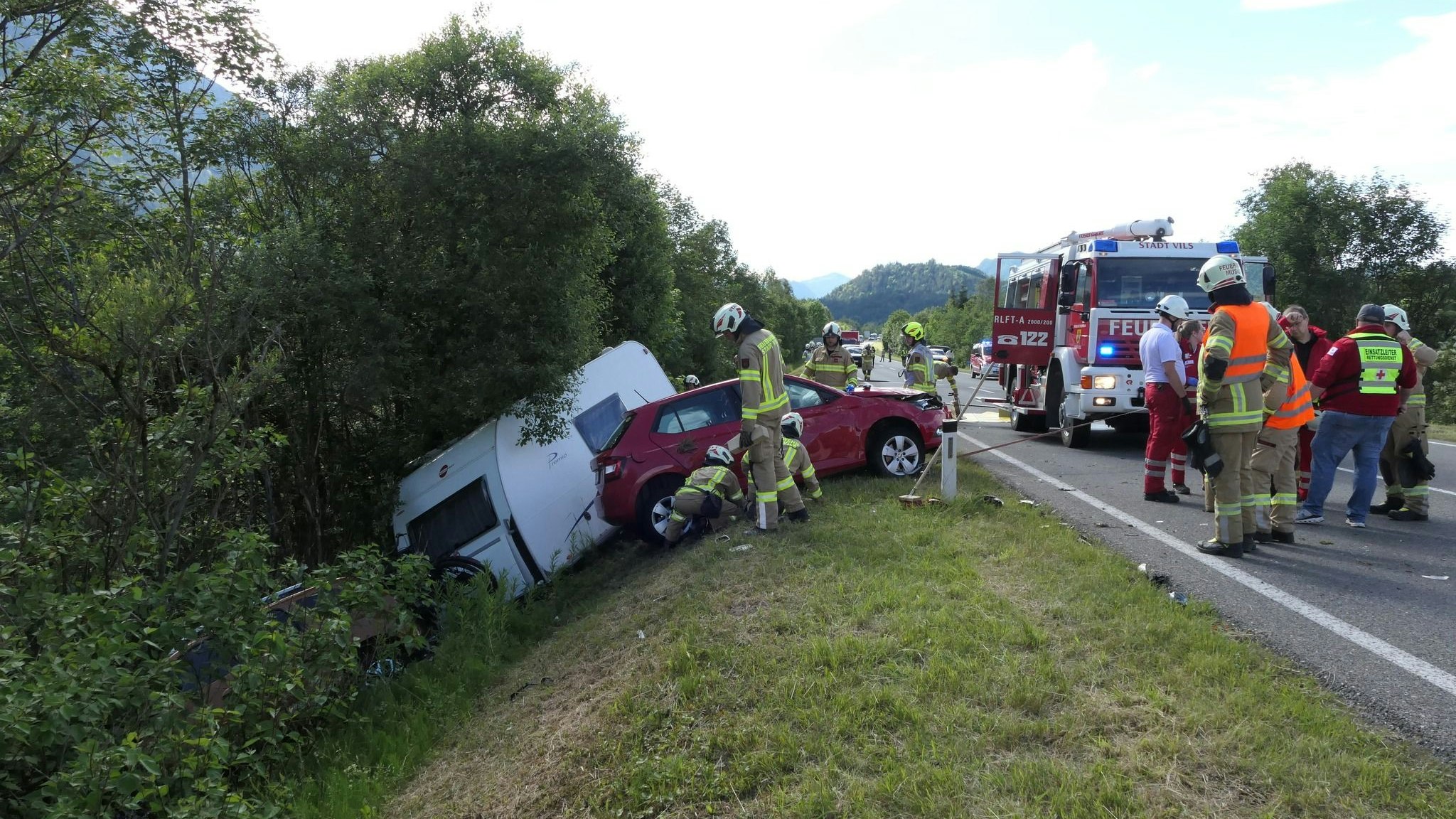 Die Einsatzkräfte waren rasch vor Ort.