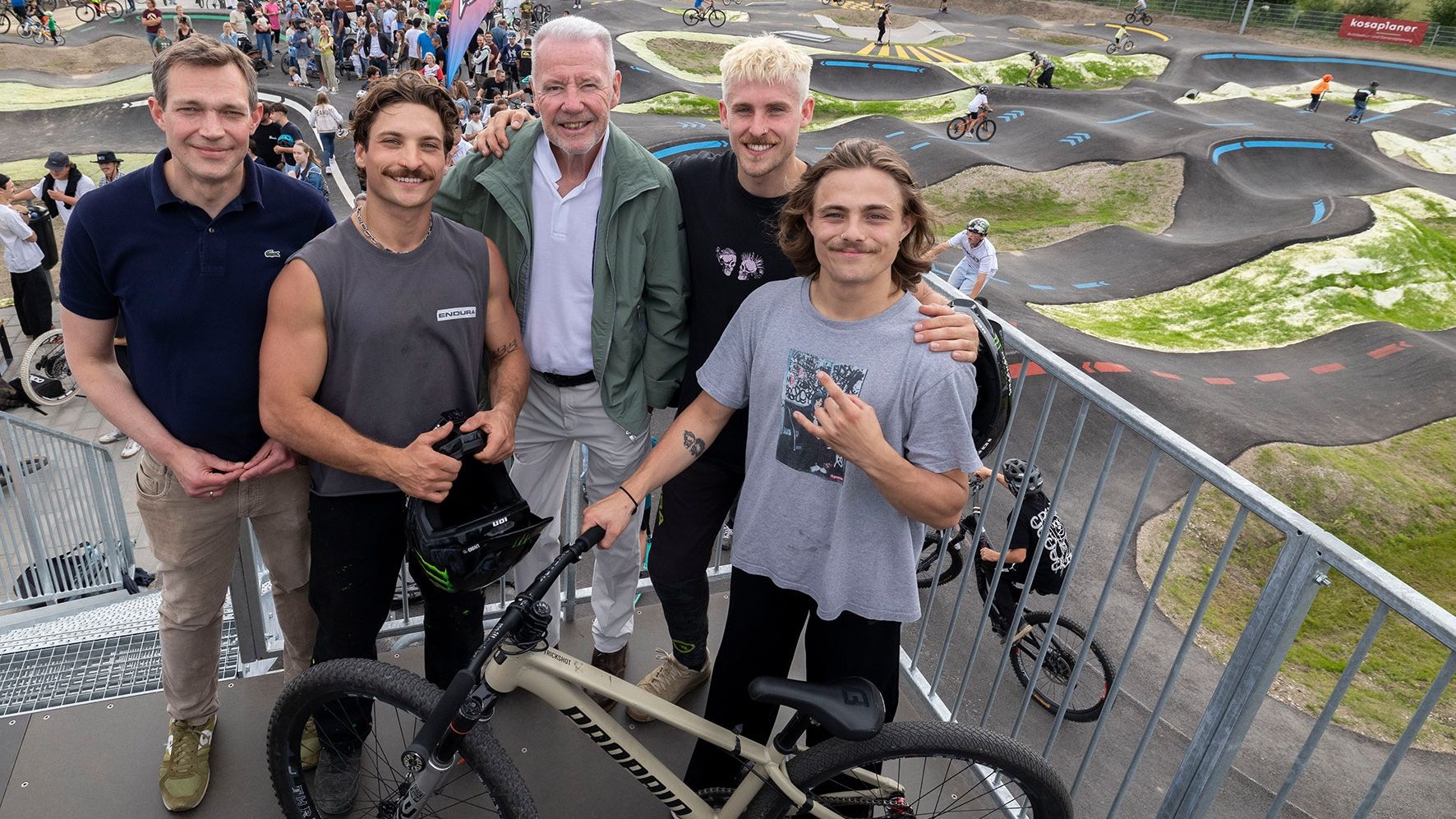 Wiener Neustadts Bürgermeister Klaus Schneeberger mischte sich unter die Biker.