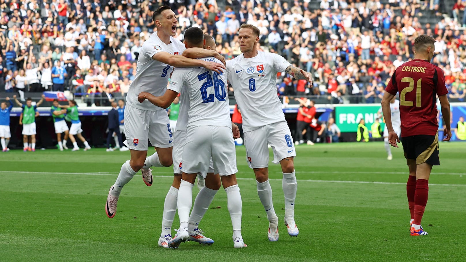 Slowakei sorgt für EM-Sensation – 1:0 gegen Belgier