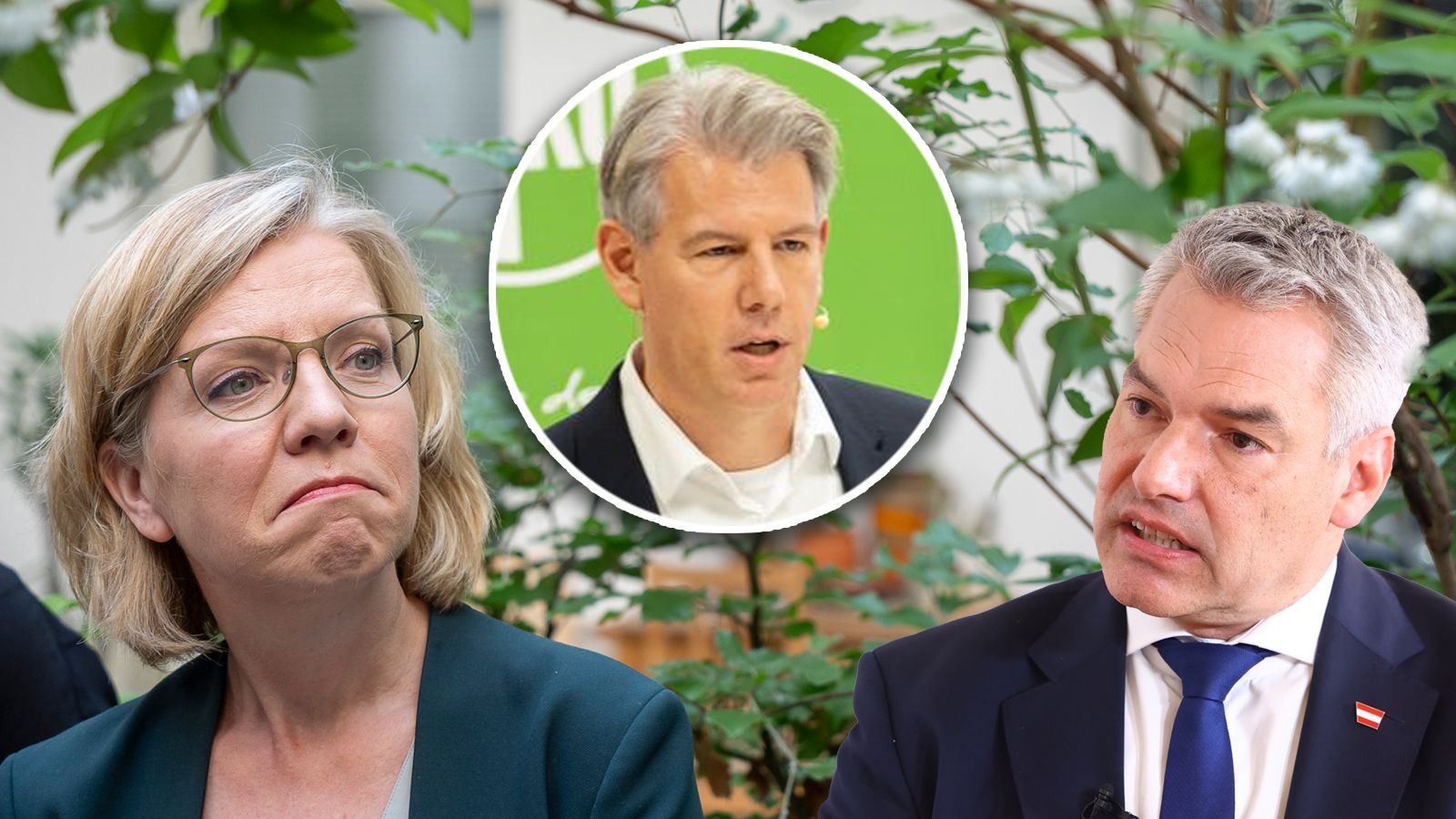 Leonore Gewessler entsetzt mit ihrem Vorgehen Kanzler Karl Nehammer. Der Jurist Daniel Ennöckl (Kreis) steht den Grünen nahe.