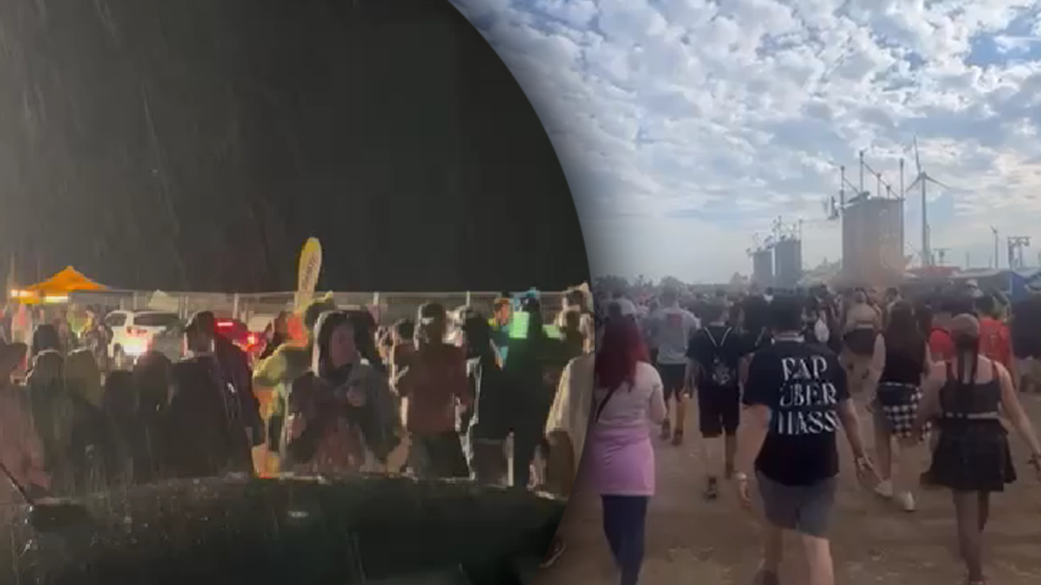 Einigen Besuchern war der Ansturm am Nova-Rock-Festival zu viel.