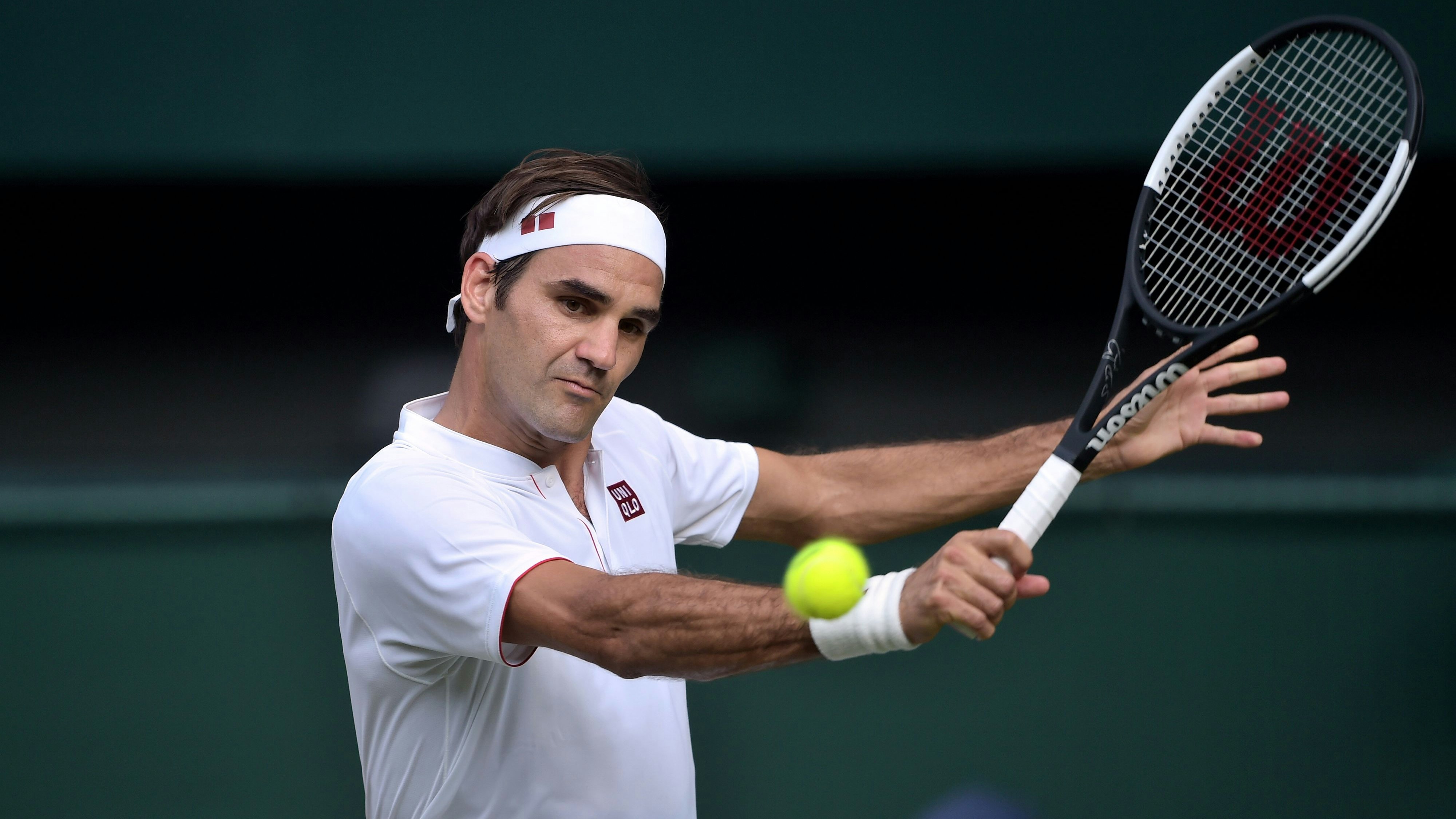 Roger Federer, wie man ihn kennt, 2018 in Wimbledon: konzentriert, gefasst, immer bei sich. "Ich musste erst lernen, ruhig zu bleiben"