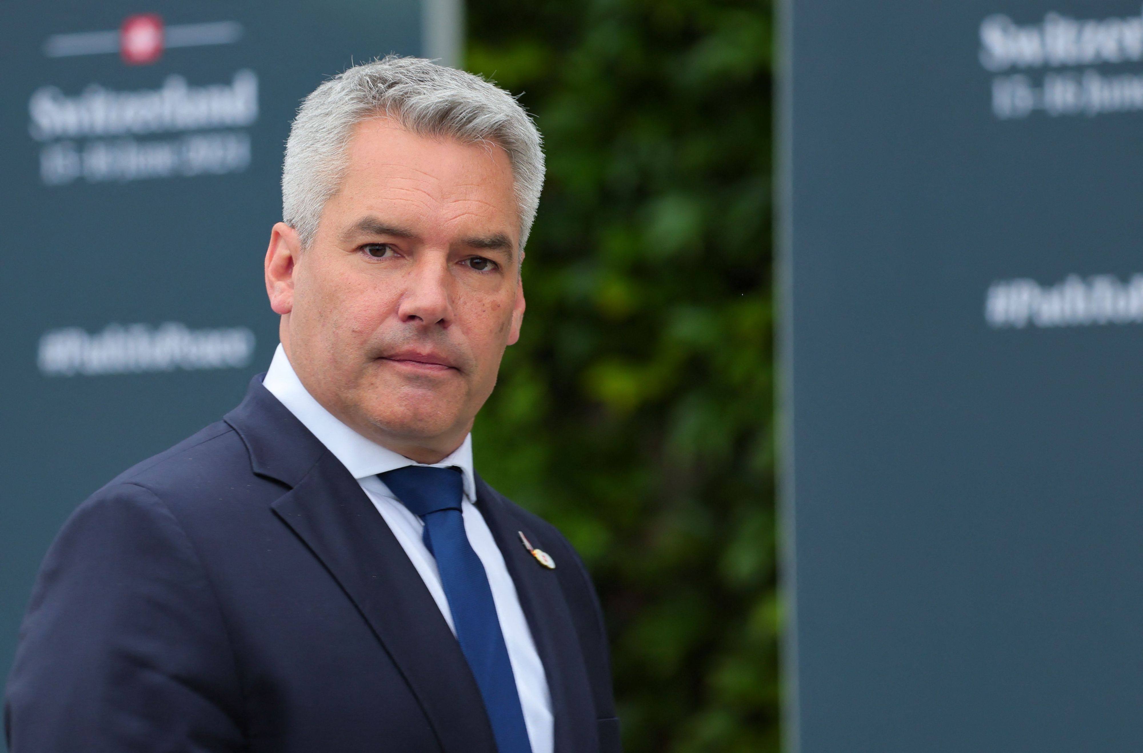 Bundeskanzler Karl Nehammer äußerte sich am Montag zur Abstimmung zum EU-Renaturierungsgesetz. 