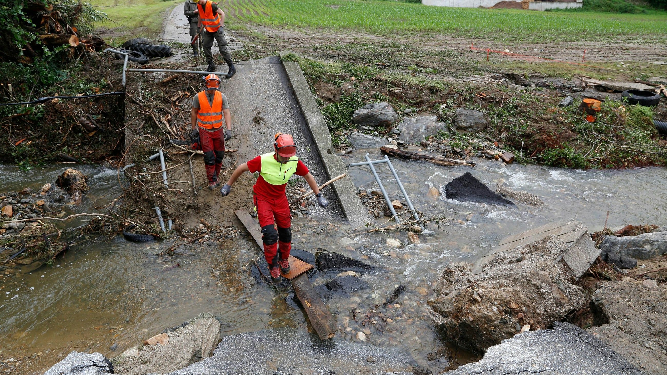 Die Häufung von Extremwetter-Ereignissen, wie hier zuletzt in Hartberg, Steiermark, wird immer wieder als Argument für mehr Umweltschutz vorgebracht