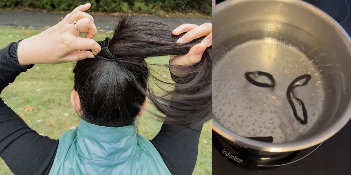 Die Lebensdauer von tauglichen Haargummis ist begrenzt. Ein neuer Trick verspricht Abhilfe.