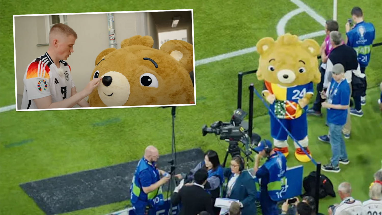 Der YouTube-Star Marvin Wildhage kam mit einer gefälschten Akkreditierung zum Eröffnungsspiel der EM.