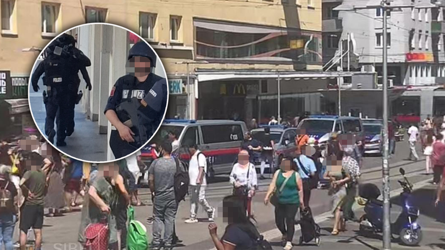 Polizei-Großeinsatz in Wien-Favoriten