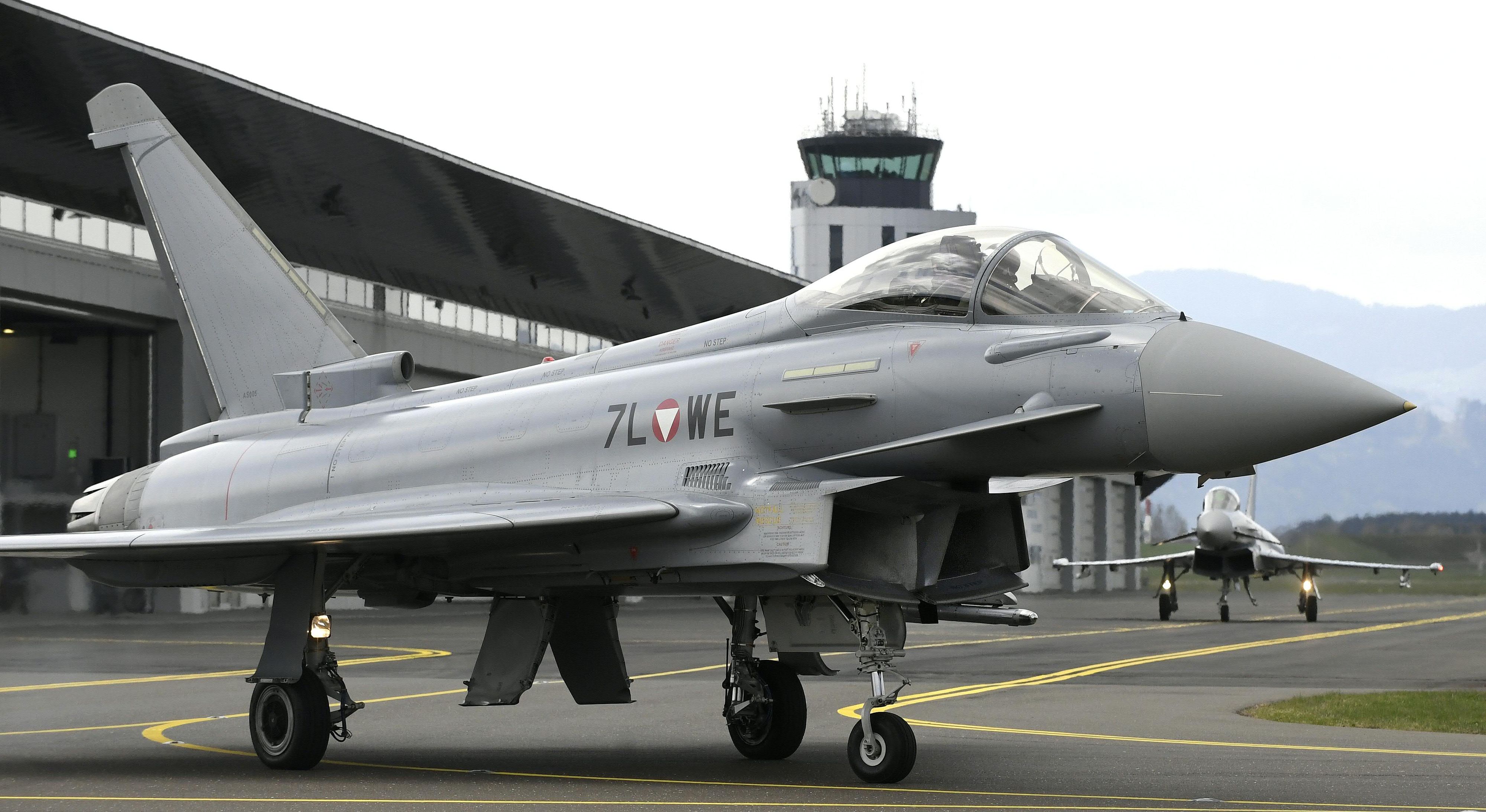 Flügellahm durch Personalmangel in Zeltweg: Eurofighter des Bundesheeres mussten am Wochenende am Boden bleiben.