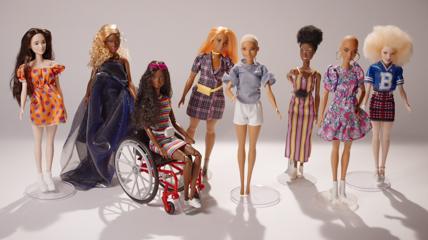 Mattel präsentiert neue Barbies.