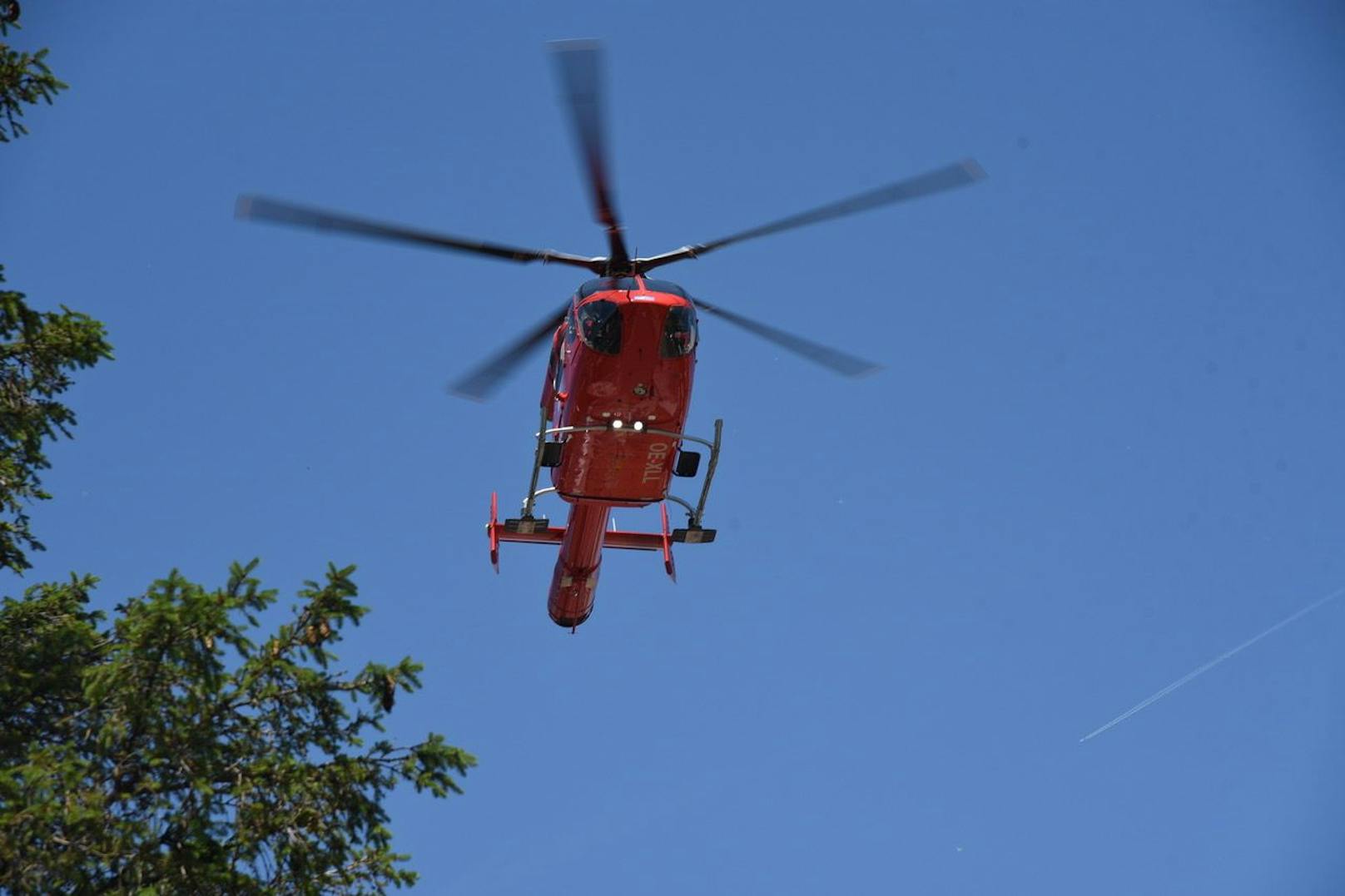 Der Notarzthubschrauber stand im Einsatz