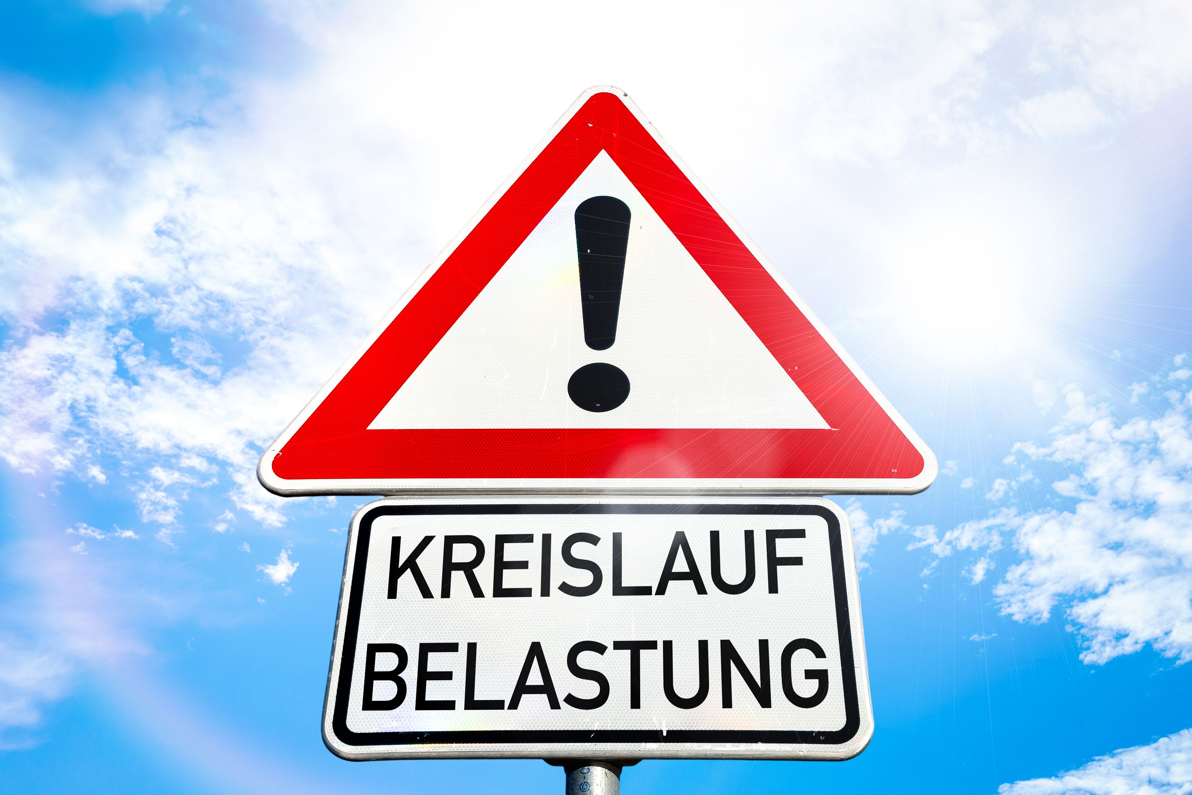 Ist der Kreislauf überlastet, sollten Betroffene auf Drogen verzichten.