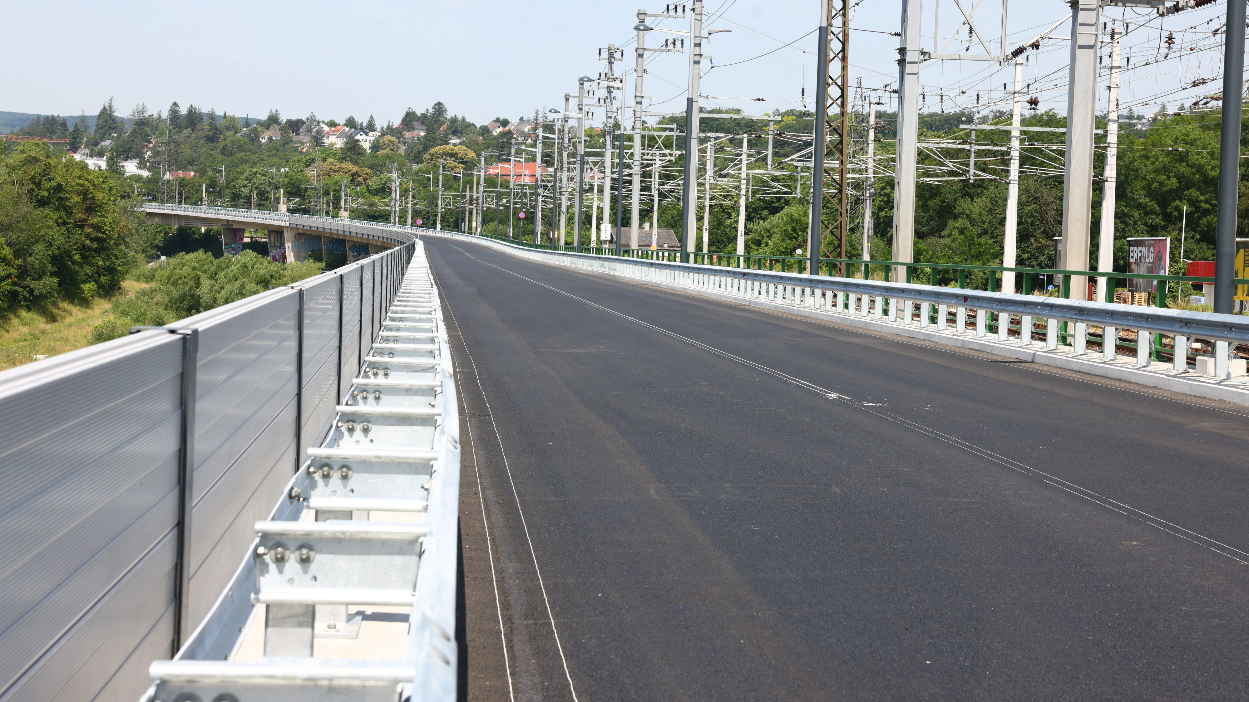 Westausfahrt in Wien-Penzing wurde ein Jahr lang saniert. 