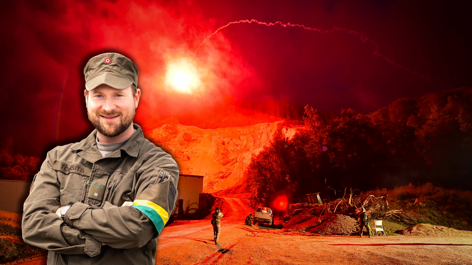 Reporter Tomsits nahm als Miliz-Gefreiter an der umfangreichen Übung teil.